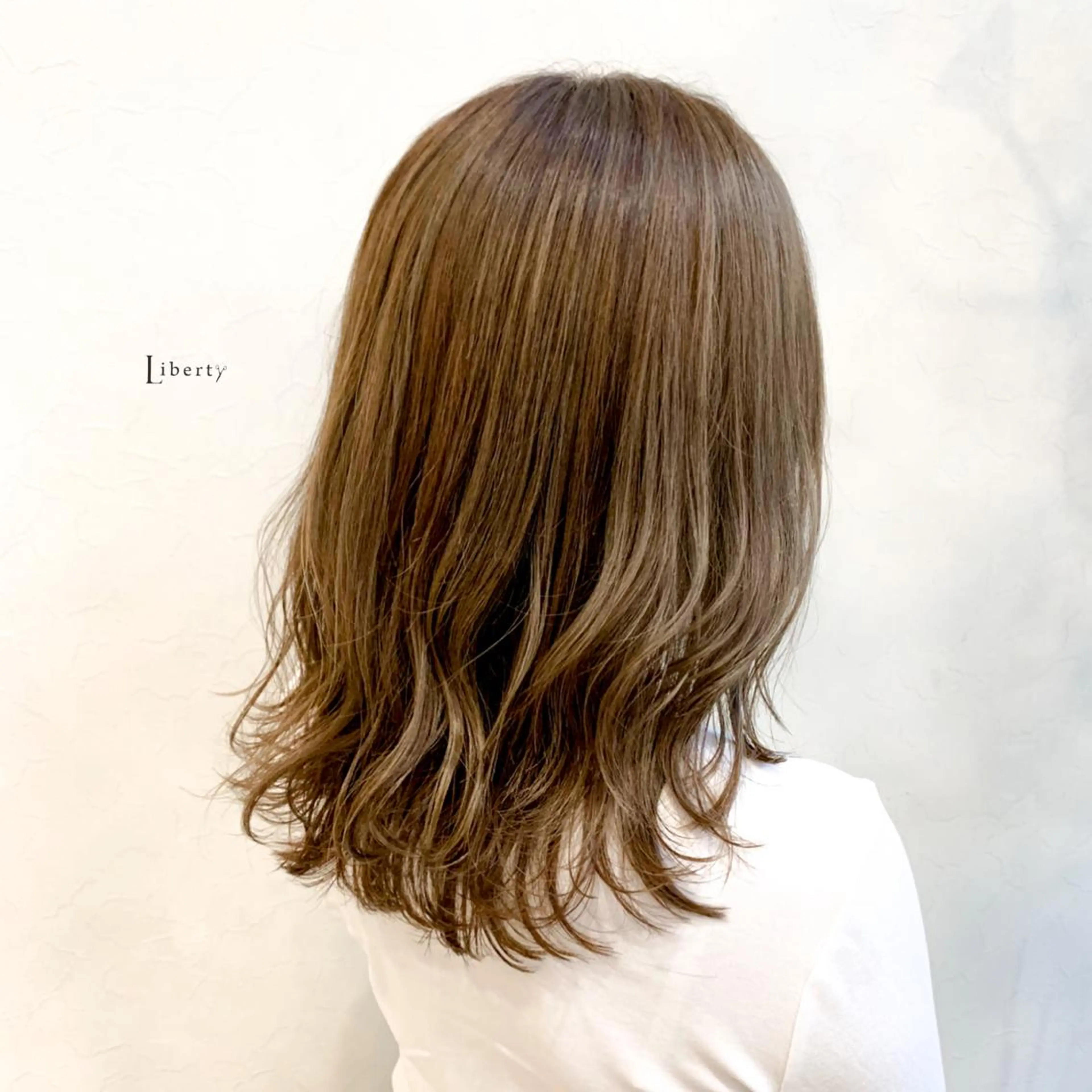 ミディアム カラー ベージュカラー メンズ指名多数!! SiLO 田島のヘアスタイル