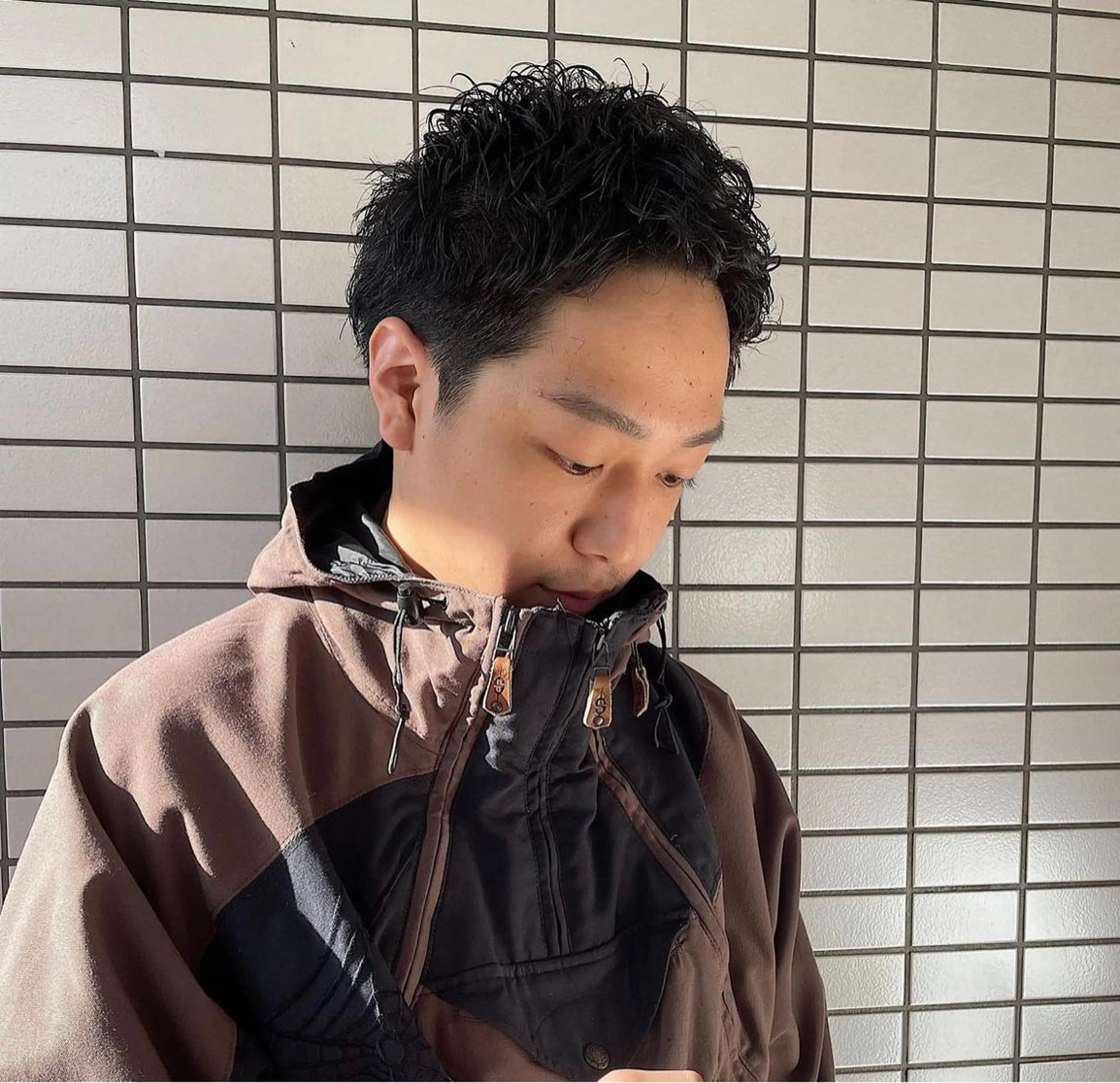 ショート メンズ メンズパーマ メンズベリーショート ベリーショート ショートヘア 渋谷/原宿/メンズ/ コヤマトモヤのヘアスタイル