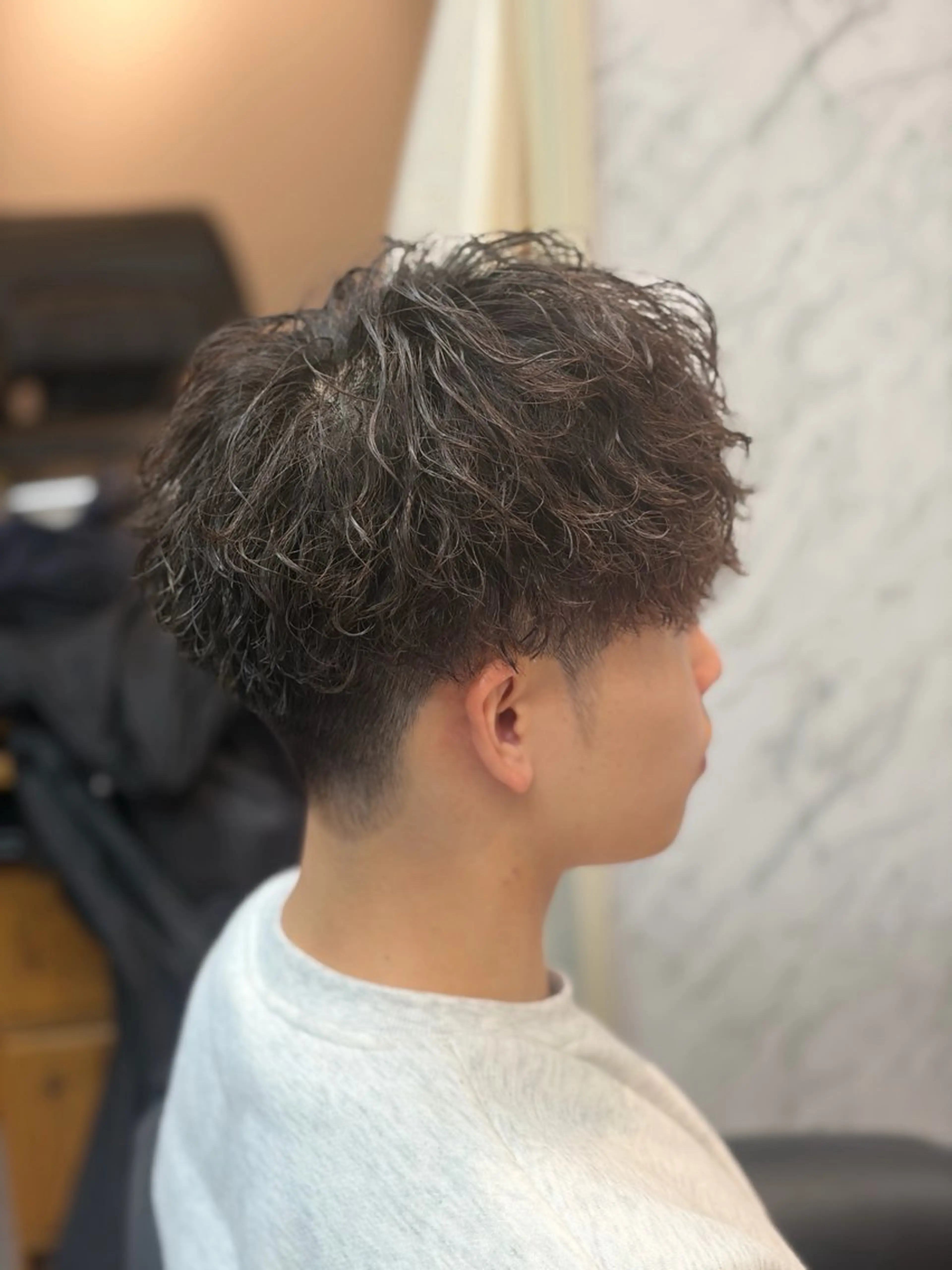 パーマ メンズ カット パーマ メンズ特化/パーマ/ フェードWATARUのヘアスタイル