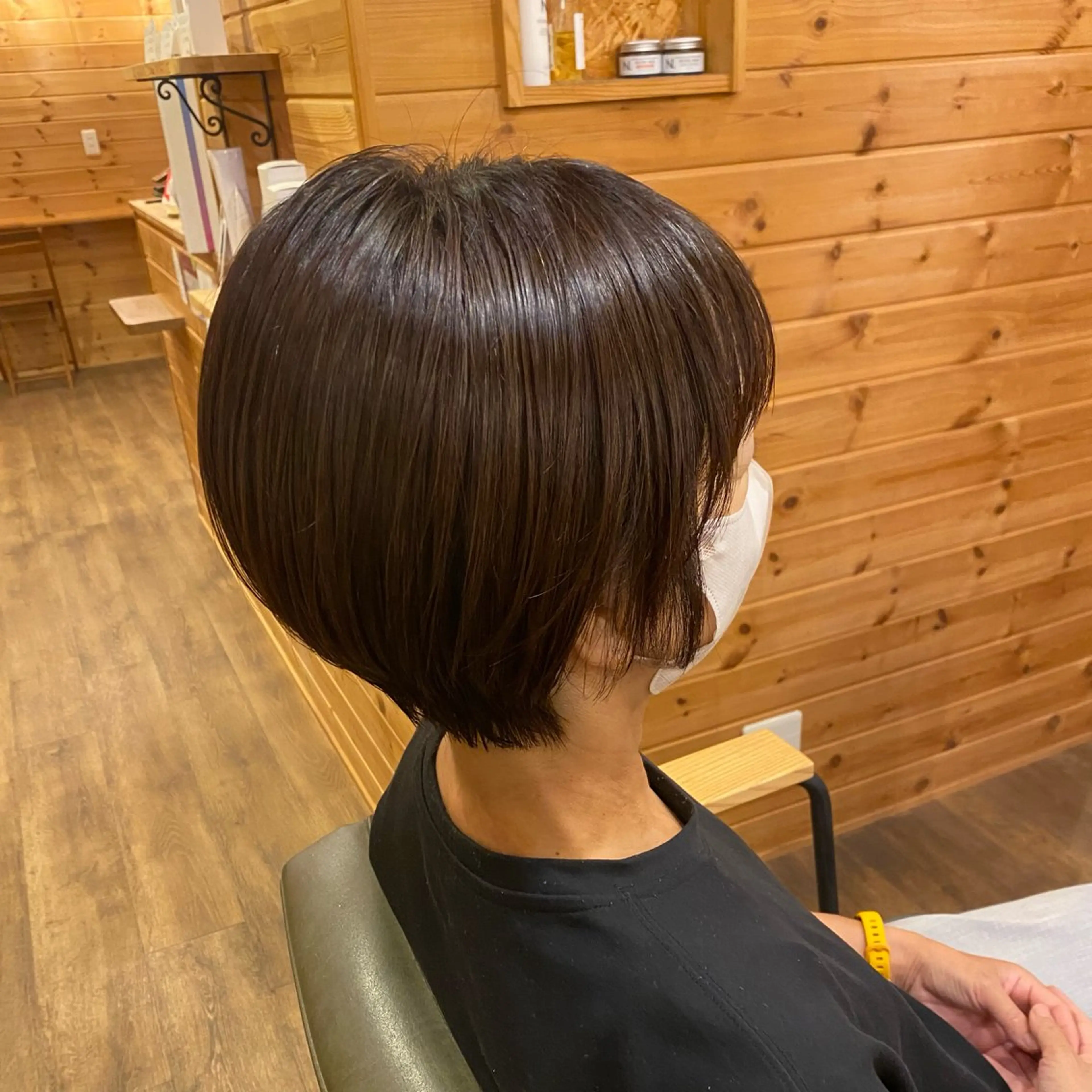 ショート くびれヘア 顔周りカット ショートヘア Ecre hair所属・Ecre hair SARAのヘアスタイル