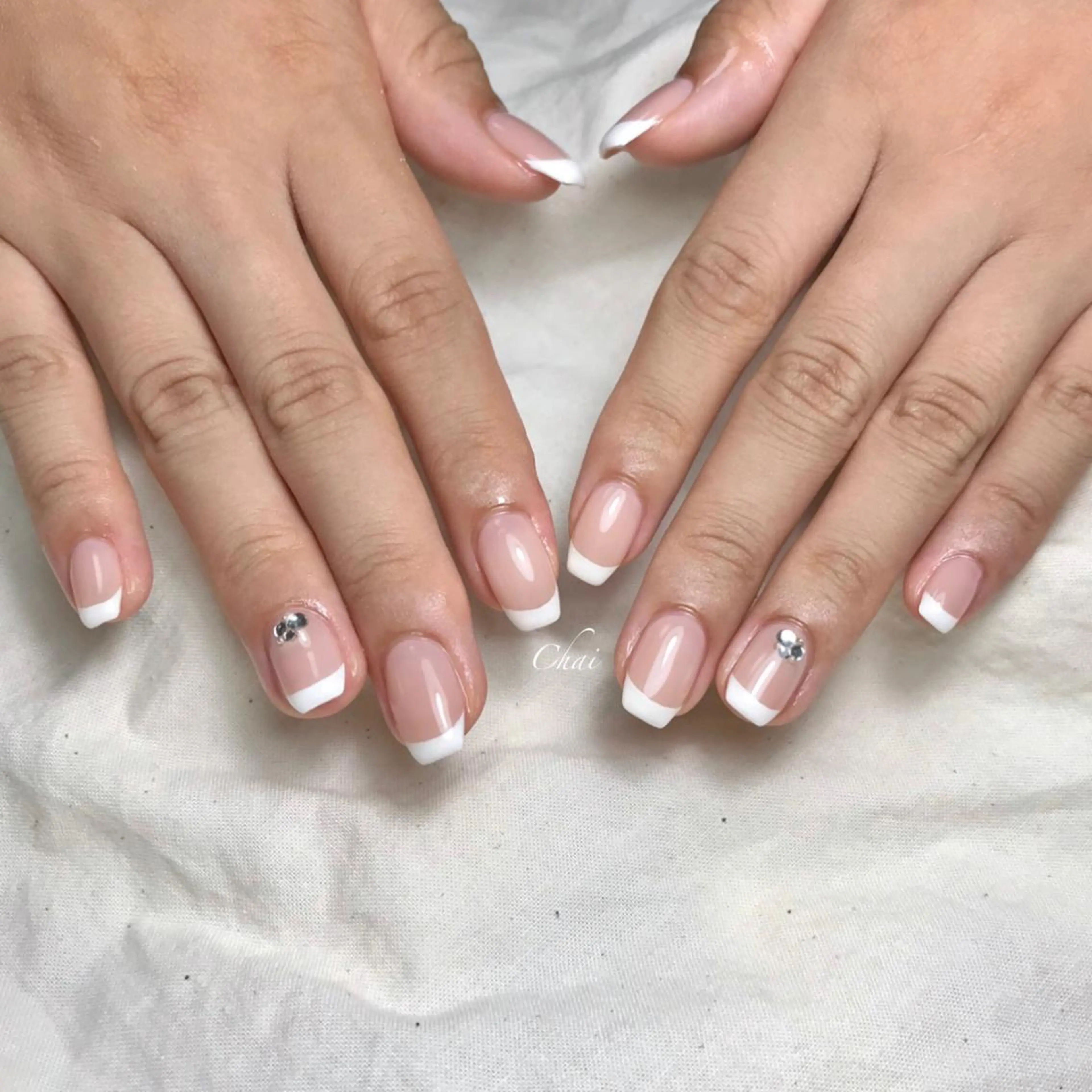 ネイル ストーンネイル ハンドネイル 💅chainail _aiのネイルデザイン