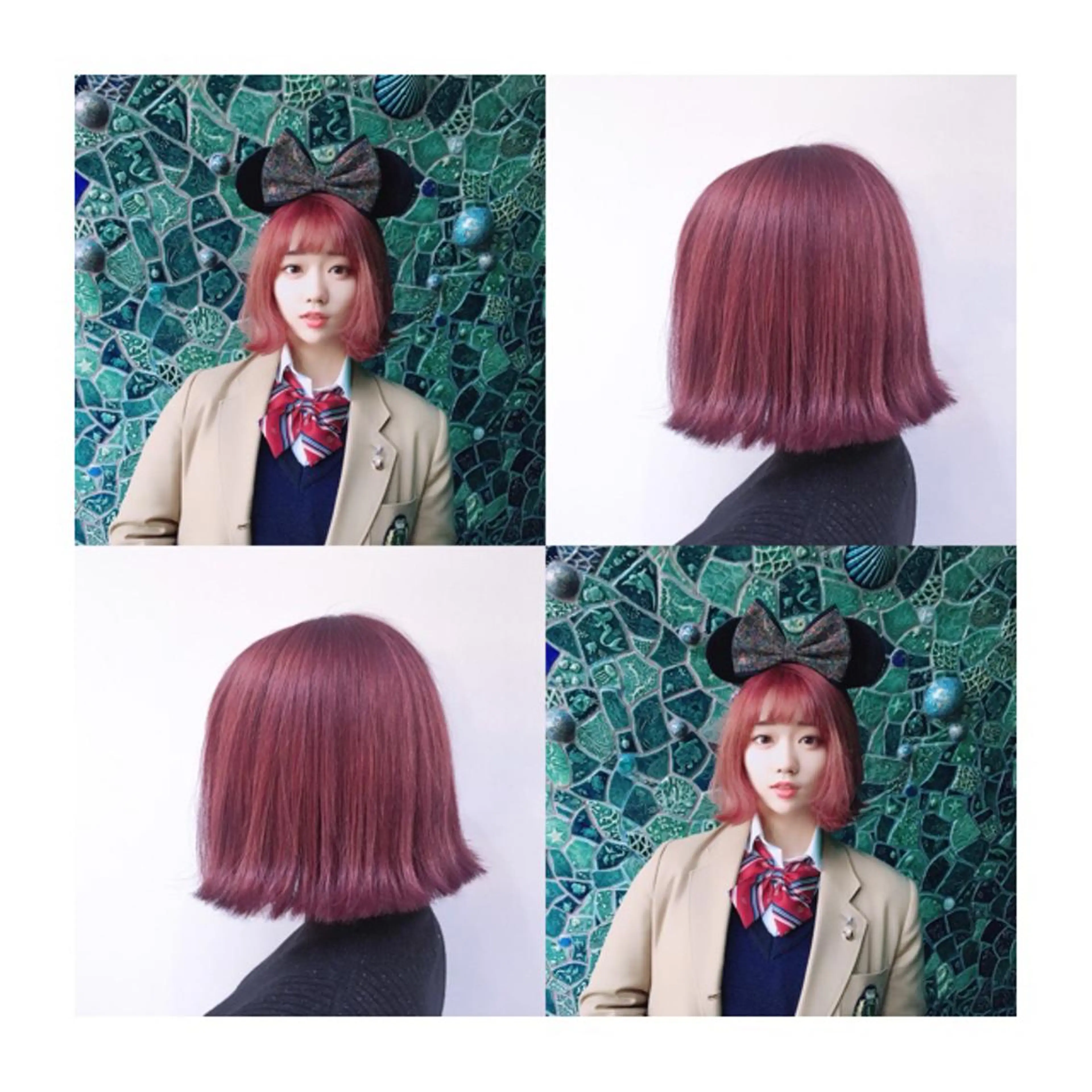 ショート カラー なんば髪質改善カラー Ardoreのヘアスタイル