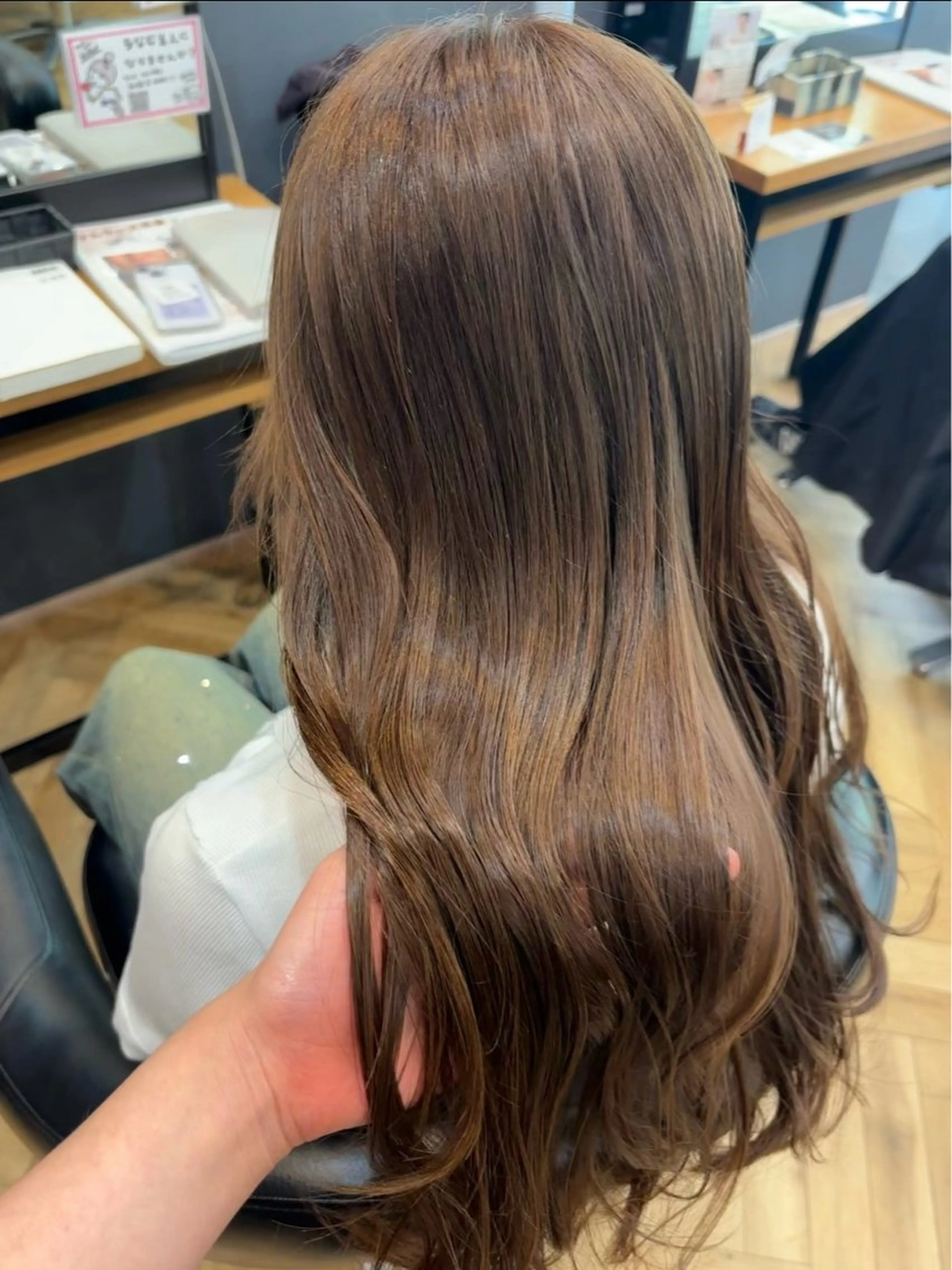 ロング 鎌取/透明感カラー /ボブ/顔まわりのヘアスタイル