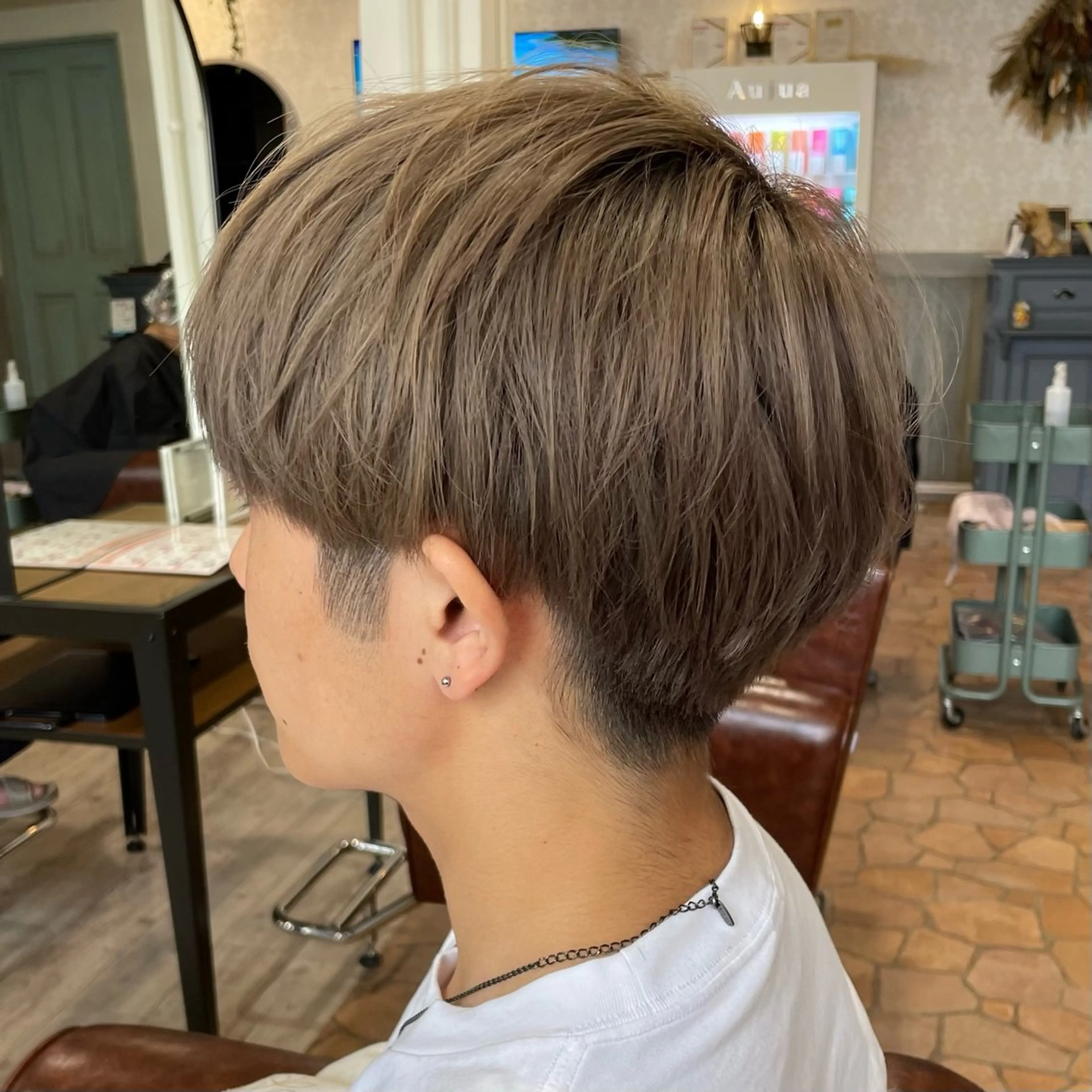 ショート カラー メンズ ココナ🖤/メンズ /パーマ/nicoのヘアスタイル