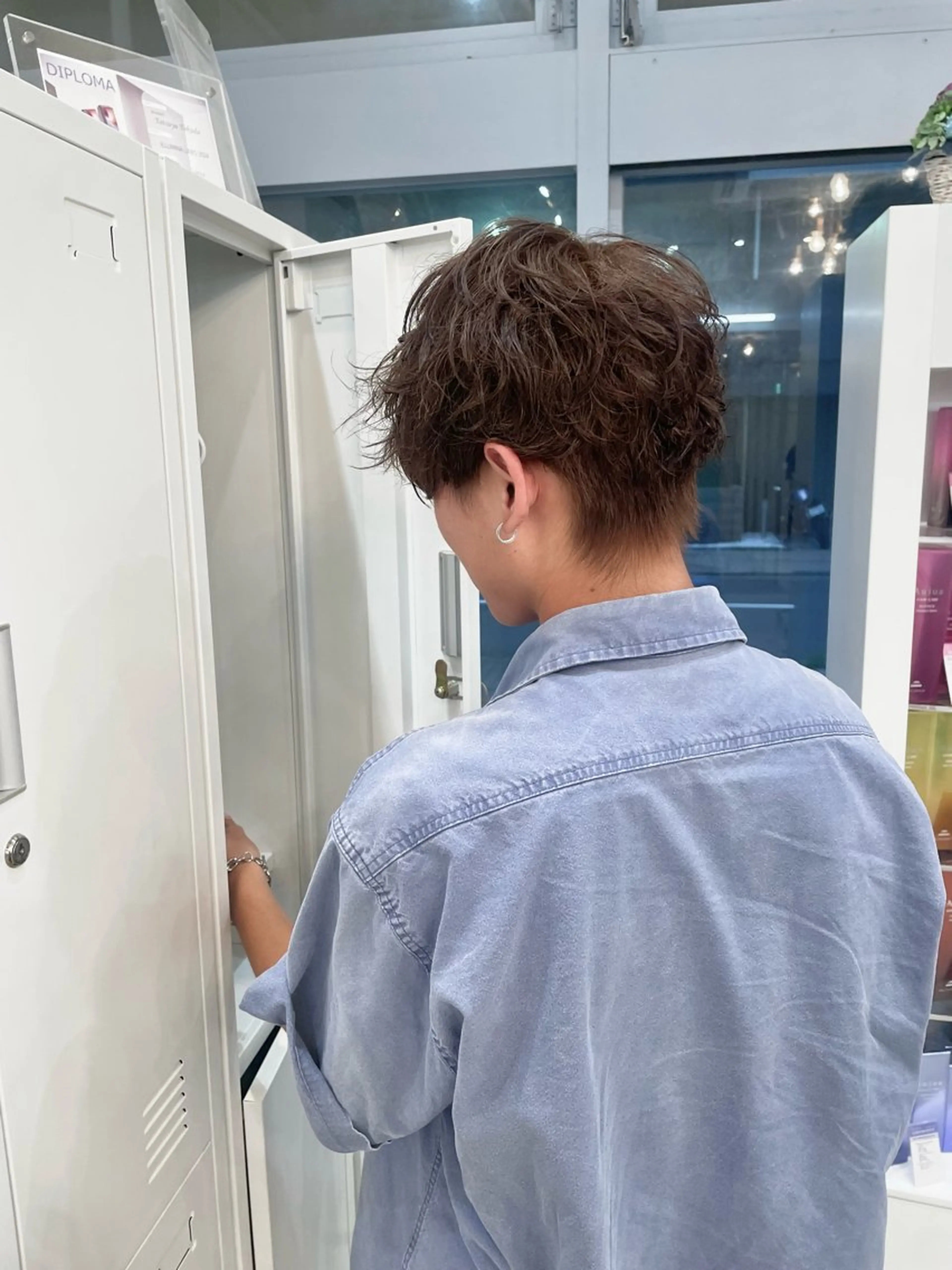 カラー メンズ ナカノユウ/本厚木/ レイヤーカットのヘアスタイル