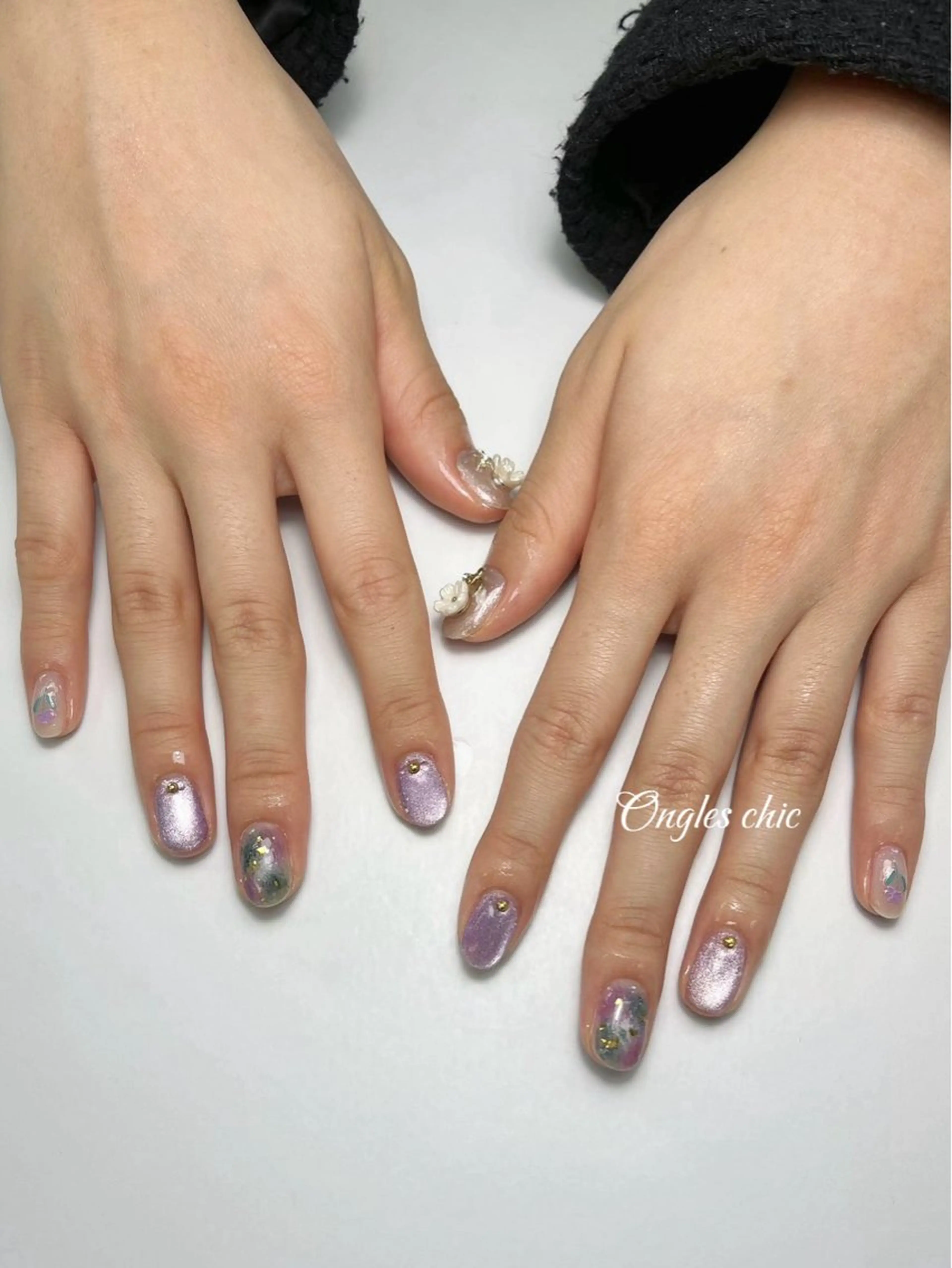 ネイル ハンドネイル ongles chicのネイルデザイン