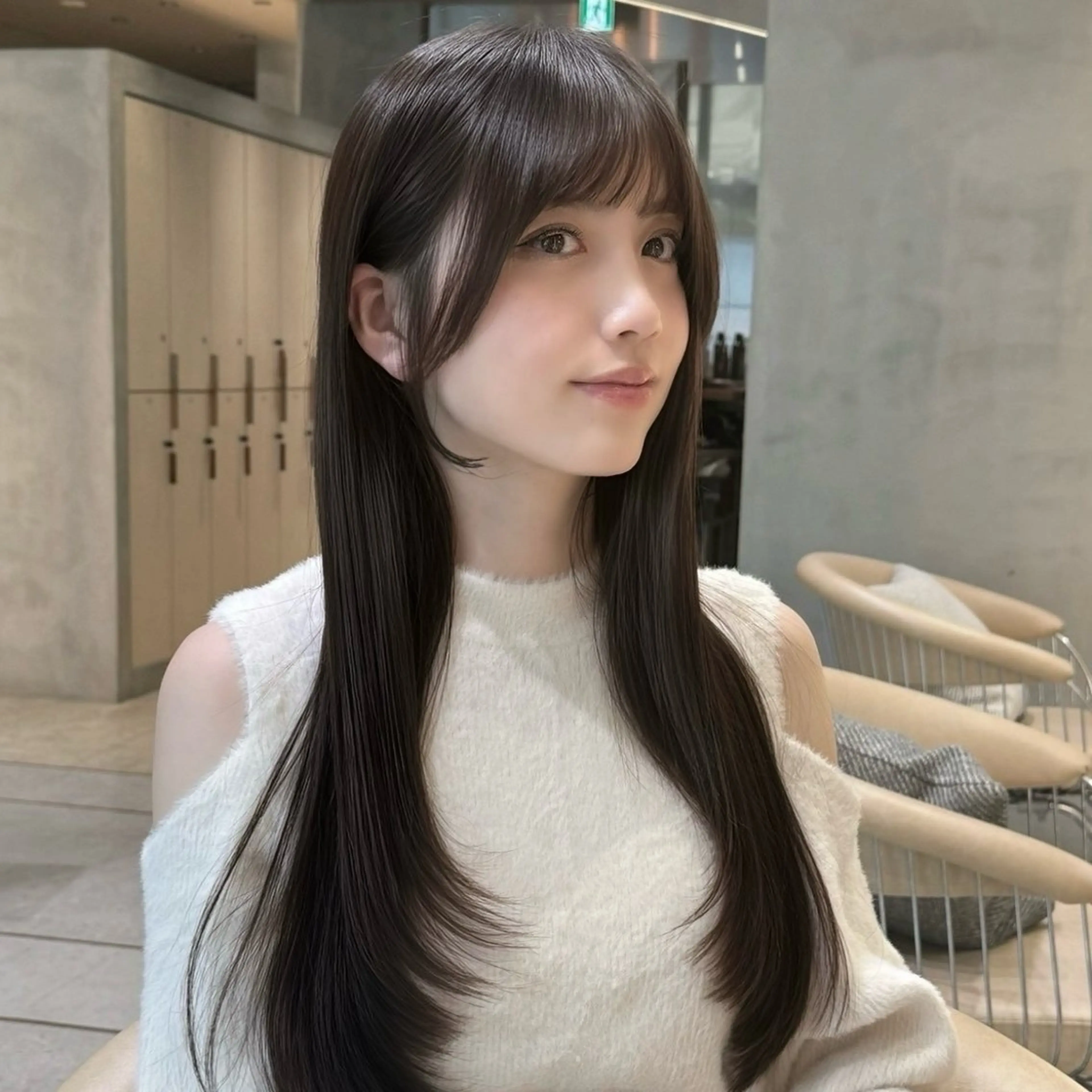 ロング カラー 黒髪 透明感カラー 透明感カラー💖/ 髪質改善/arisaのヘアスタイル