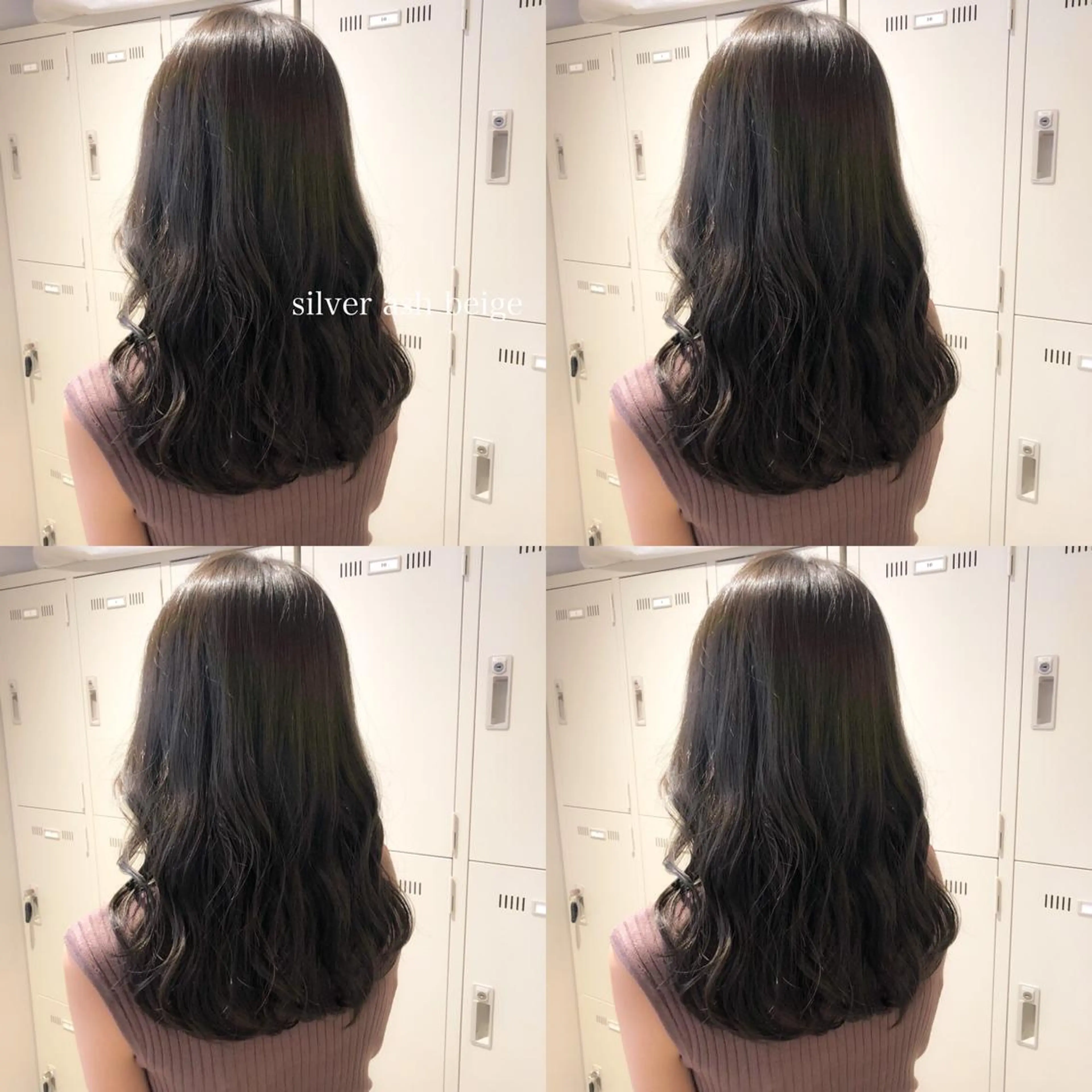 ロング カラー ハイトーン×レイヤー カットTAKUMIのヘアスタイル