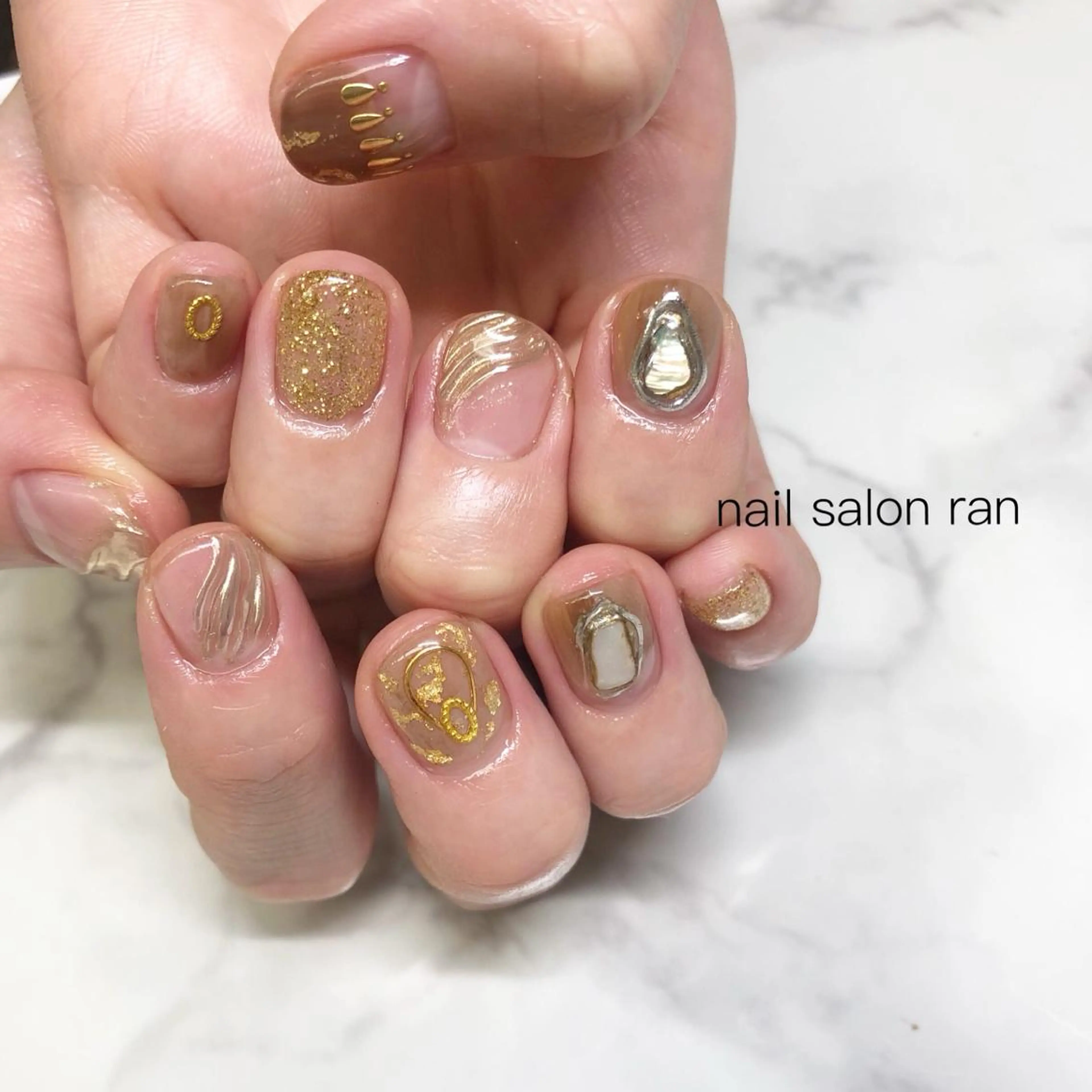 ネイル 持ち込み nailsalon ranのネイルデザイン