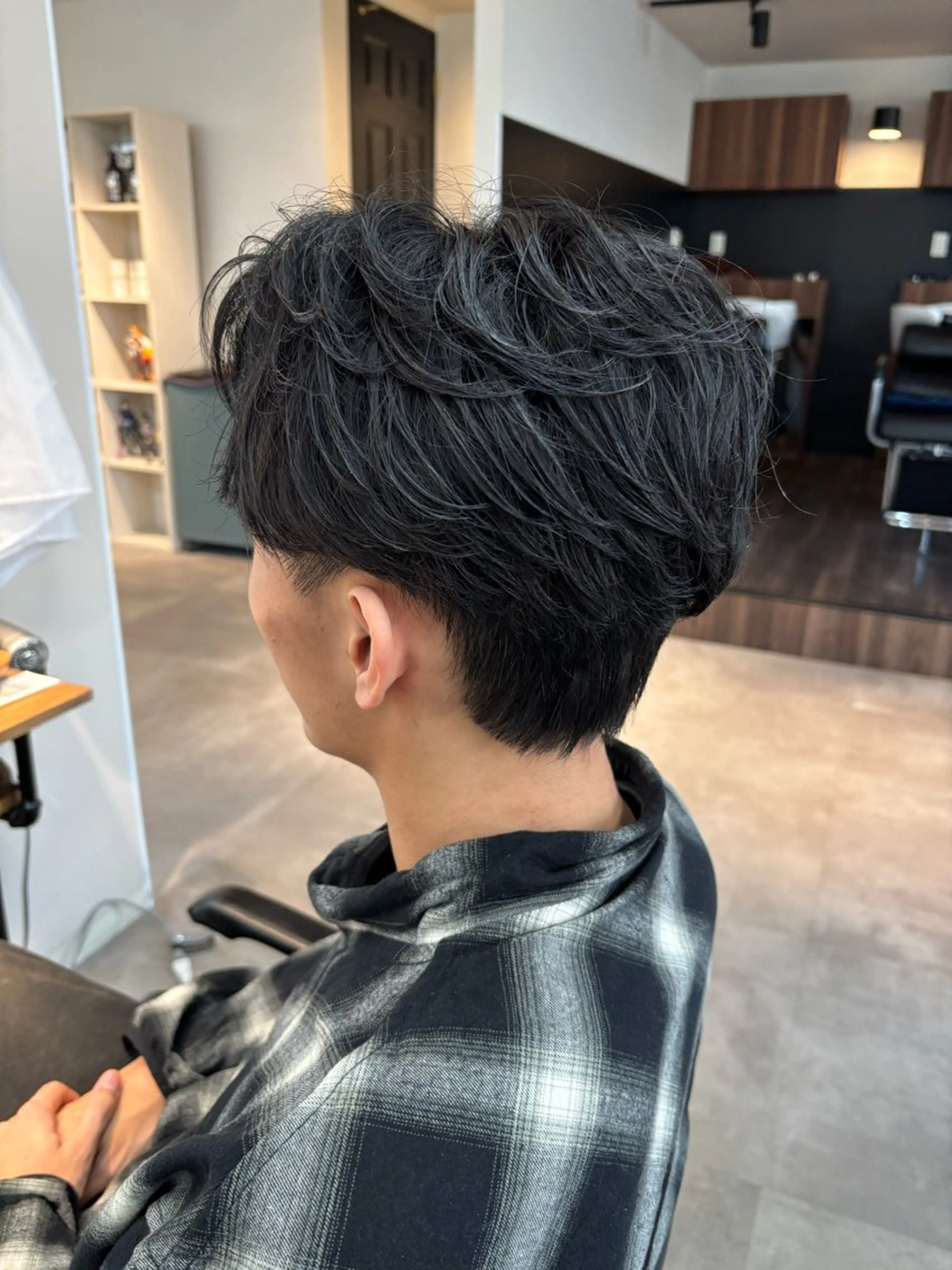 パーマ メンズ フェザーパーマ メンズパーマ カット パーマ 保立/フェザーパーマ /メンズカット千葉のヘアスタイル