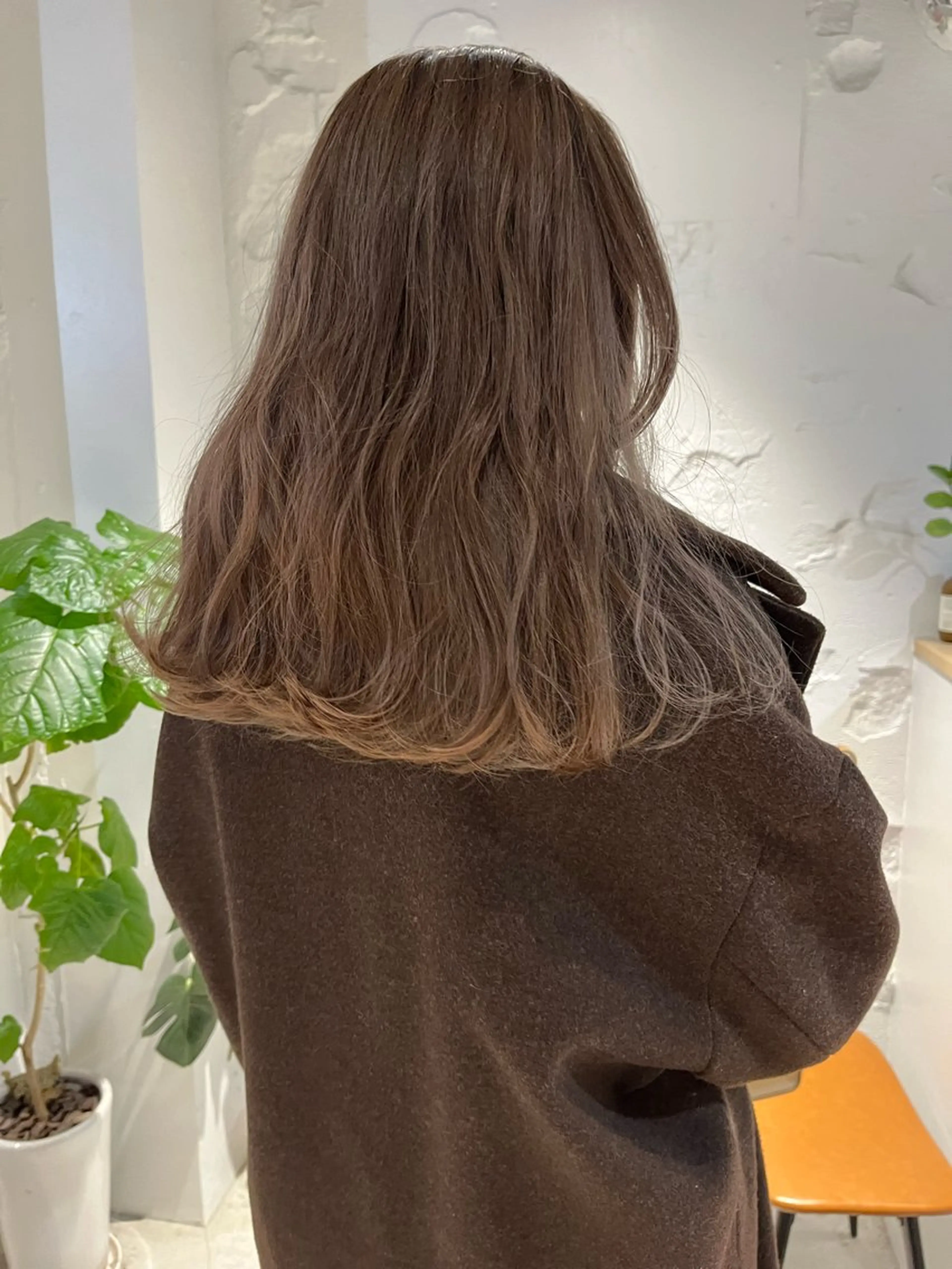 ロング ヘアカラー 透明感カラー♡ 岡部瑠里のヘアスタイル