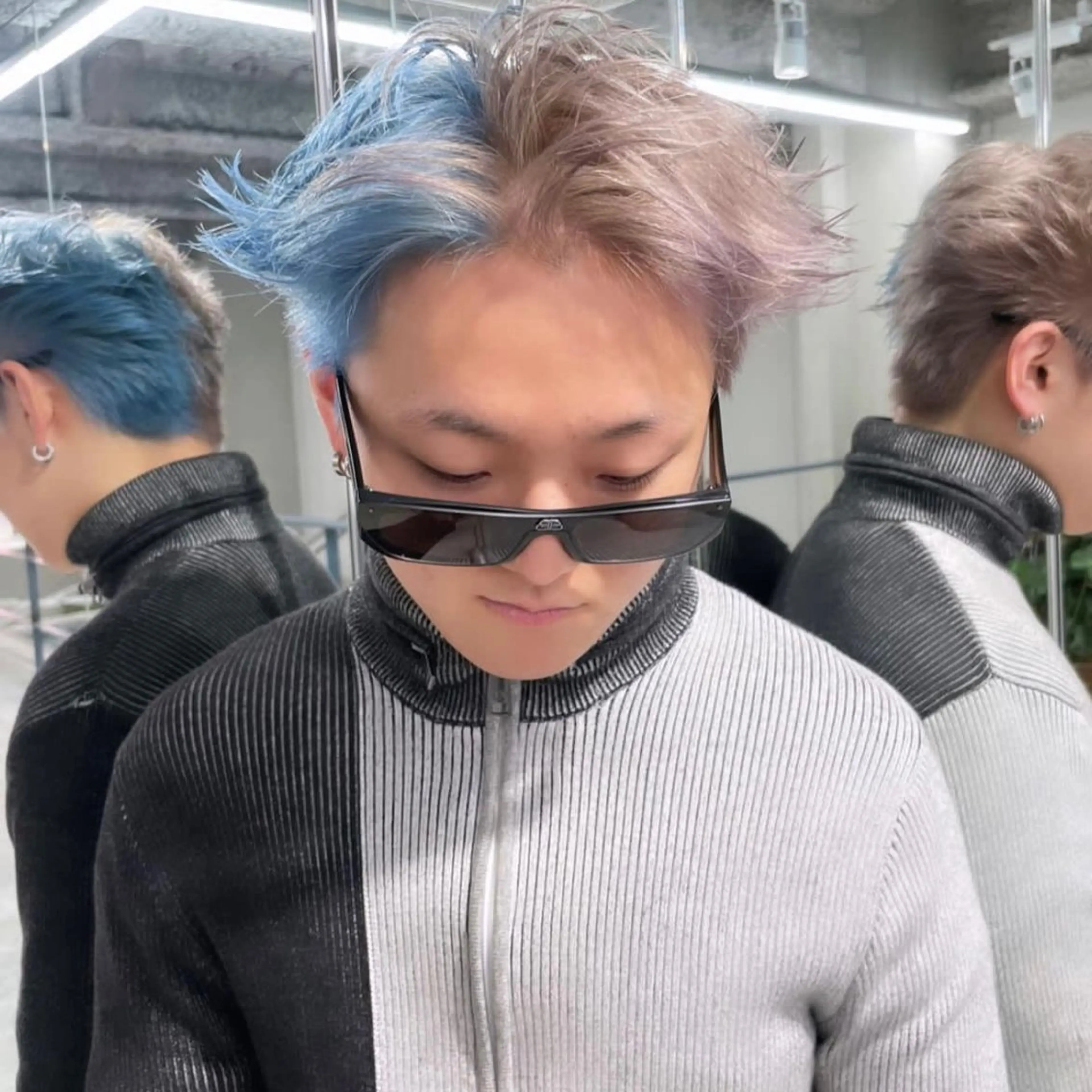 ショート カラー メンズ 花香竜太/エクステ /ハイトーンカラーのヘアスタイル