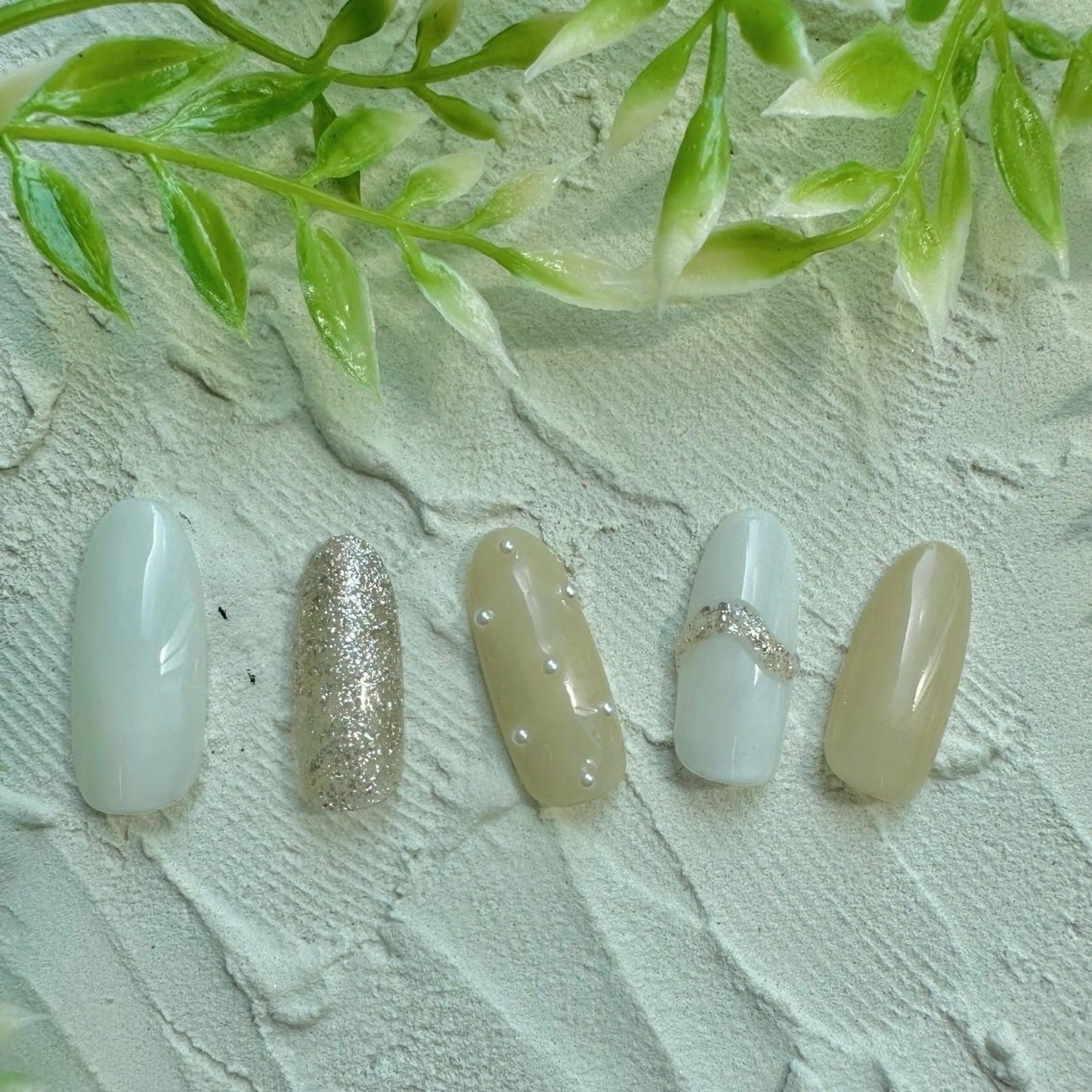 ネイル ⭐︎休業中の練習⭐︎ JNA認定講師髙橋のネイルデザイン