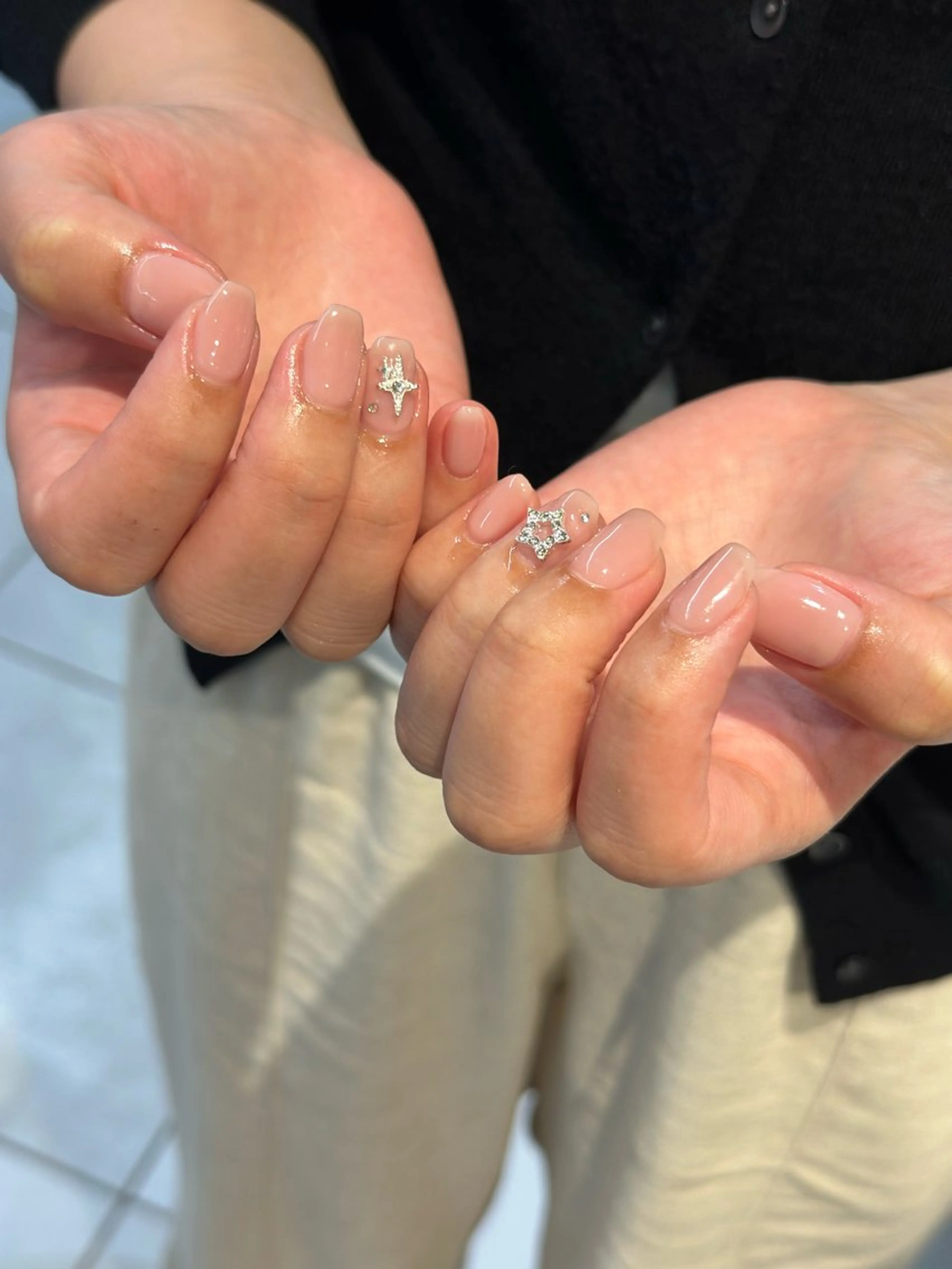 ネイル ワンカラーネイル ハンドネイル fukuyasu rikaのネイルデザイン