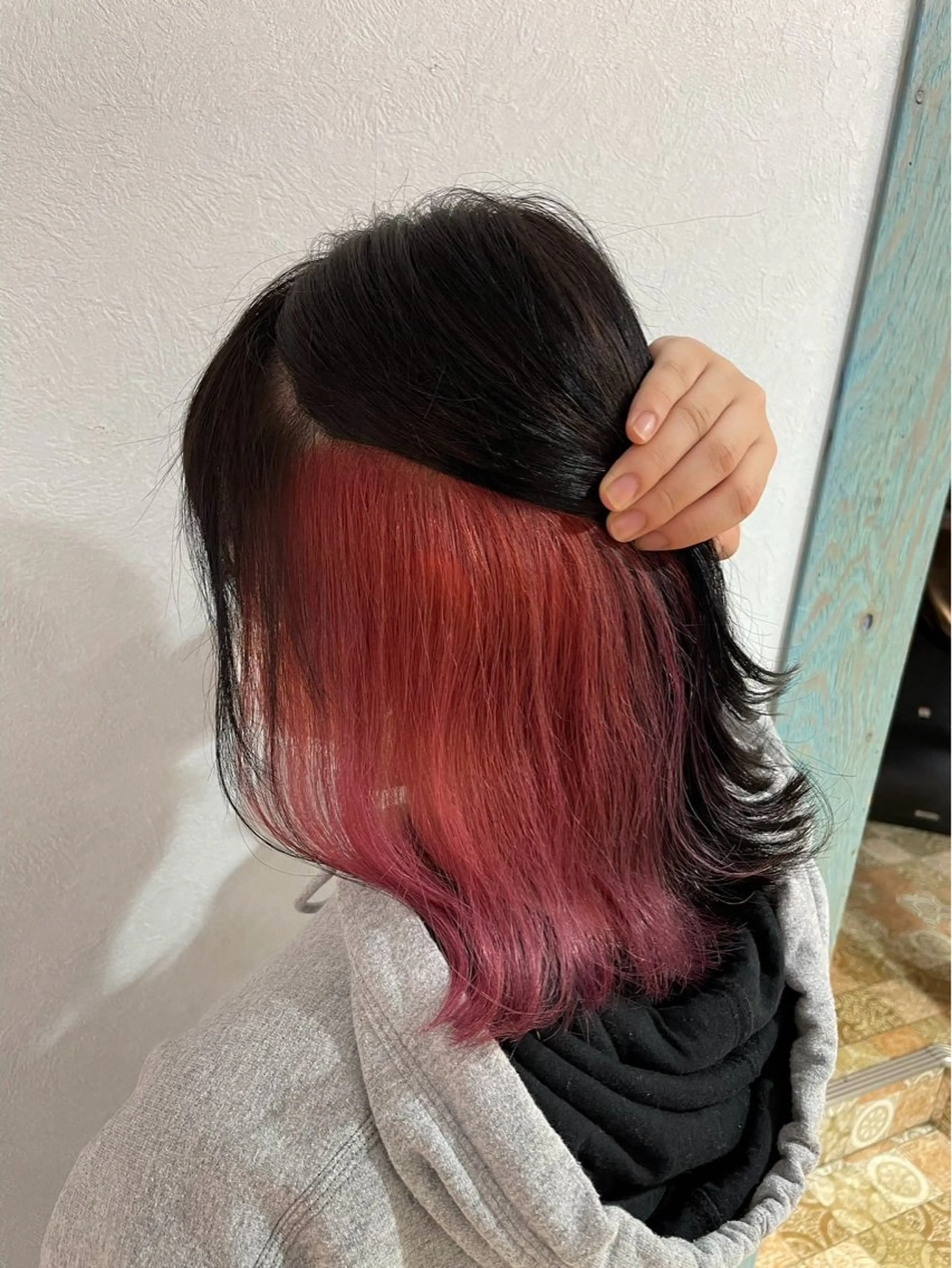 ミディアム カラー ヘアカラー もえな 💋👼🏻のヘアスタイル