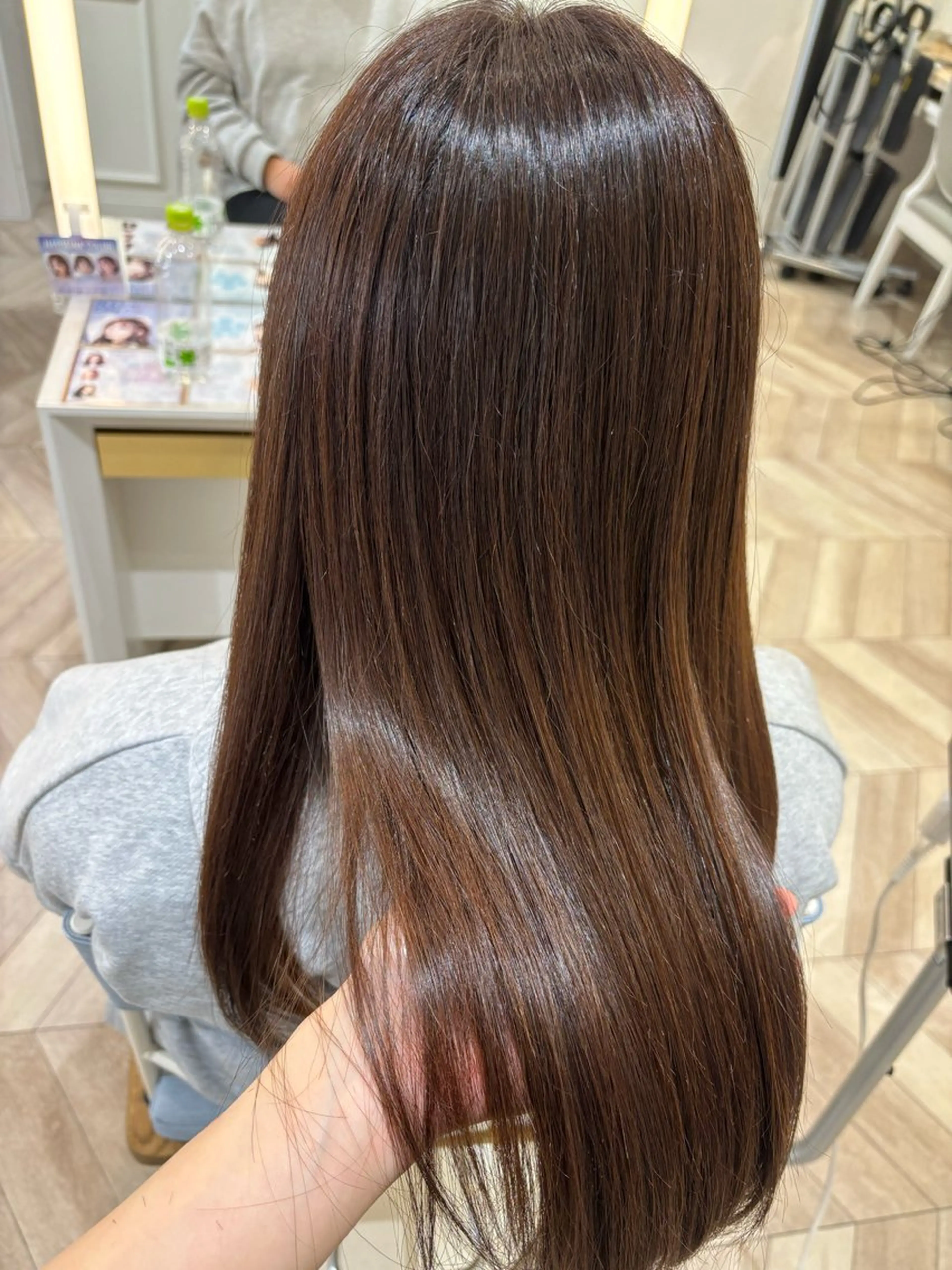 セミロング カラー ブラウンカラー カット ヘアカラー トリートメント 💐レイヤー/透明感 カラー💐智口彩香のヘアスタイル