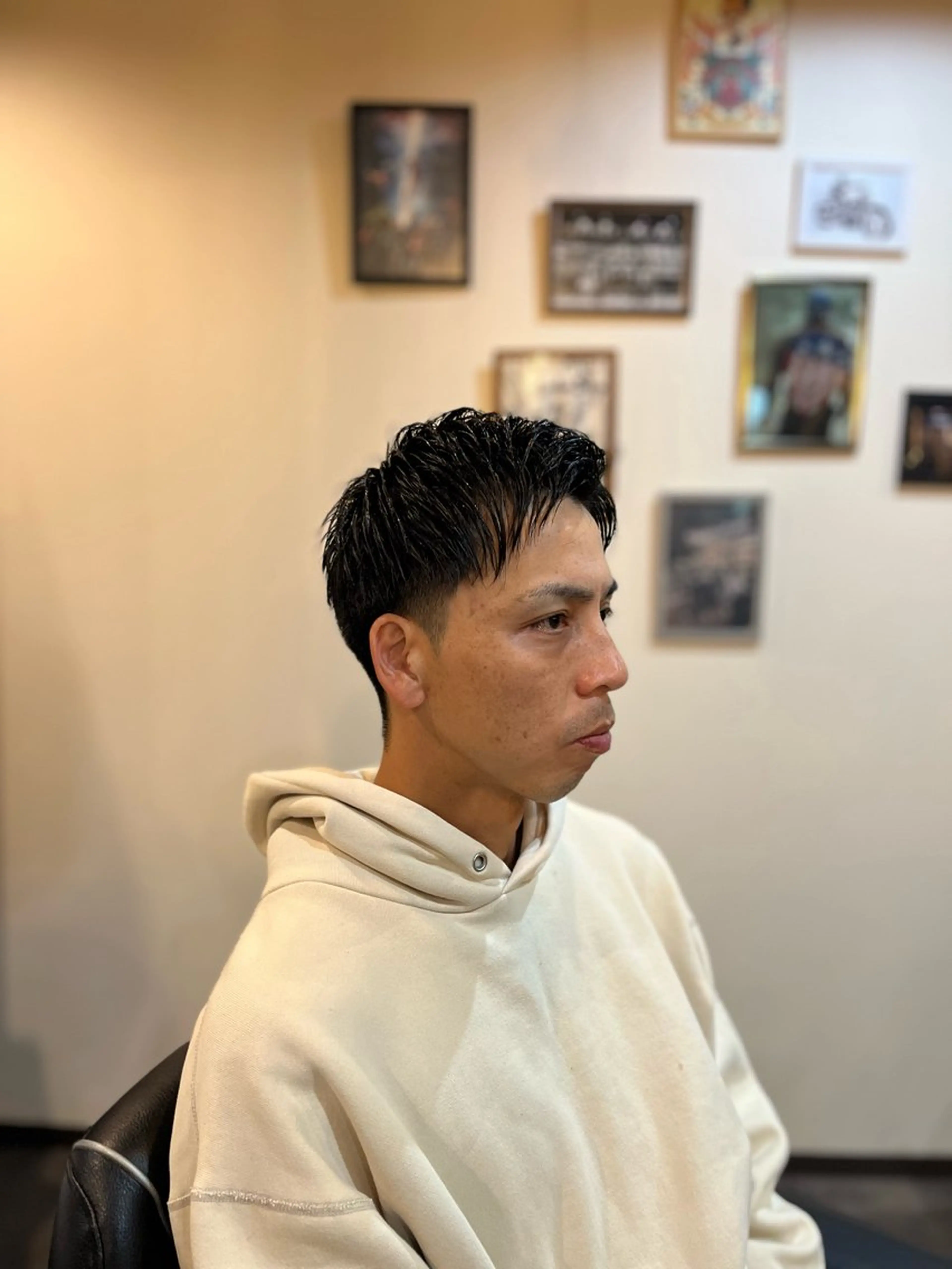 ショート メンズ カット 菅谷 成世のヘアスタイル