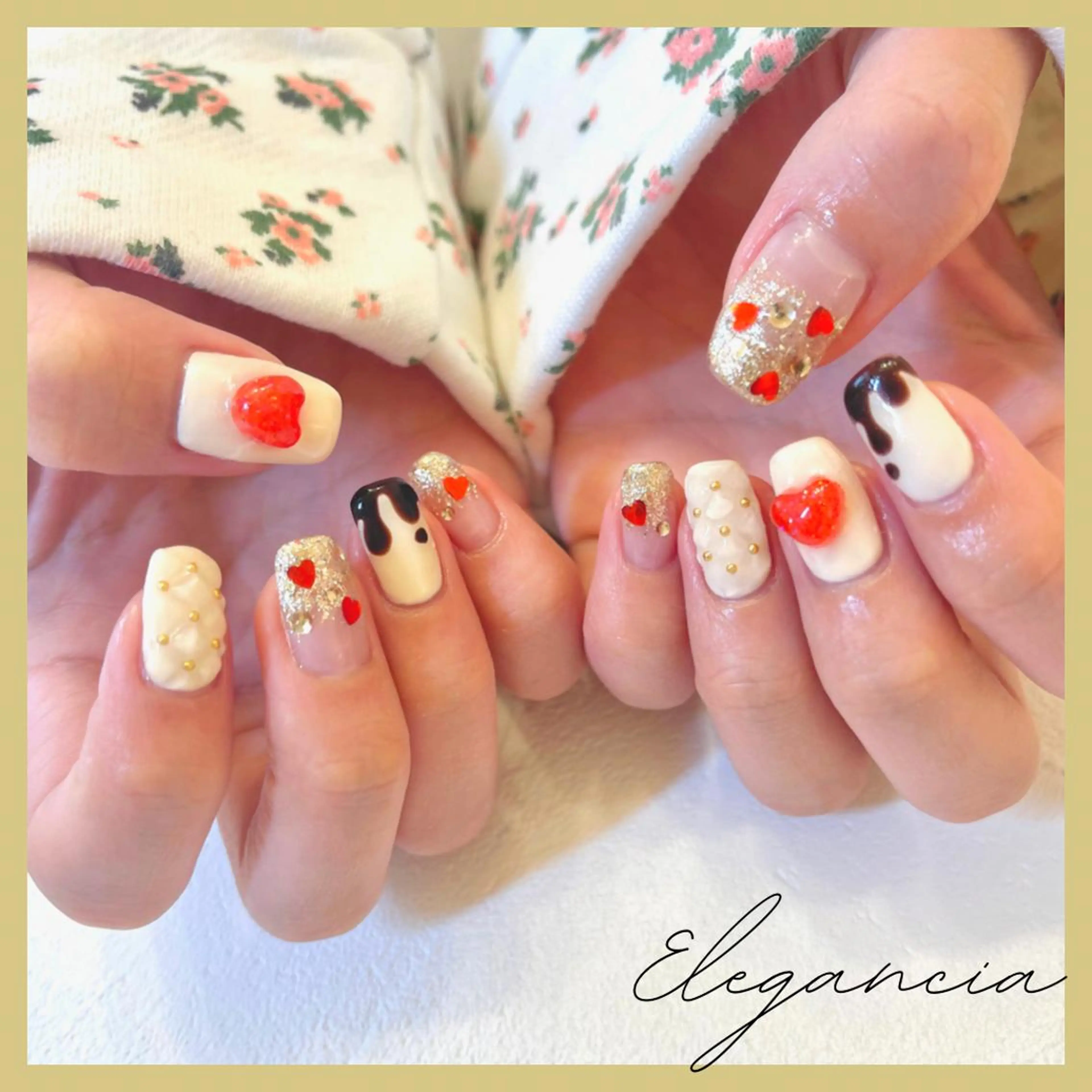 カラー ネイル ハンドネイル Elegancia. Hiromiのネイルデザイン