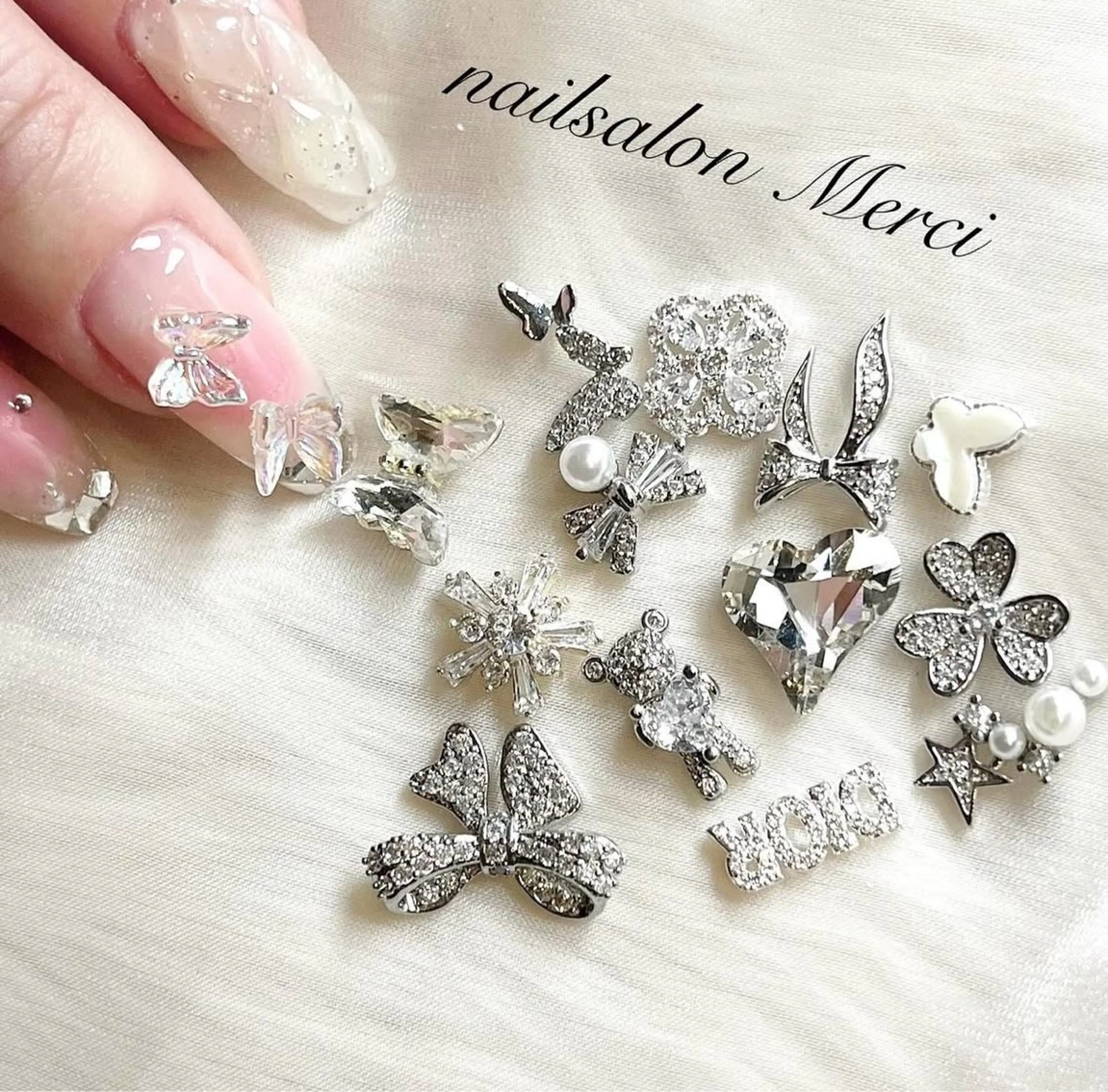 ネイル ️🩵Merci Miyu 南堀江️のネイルデザイン