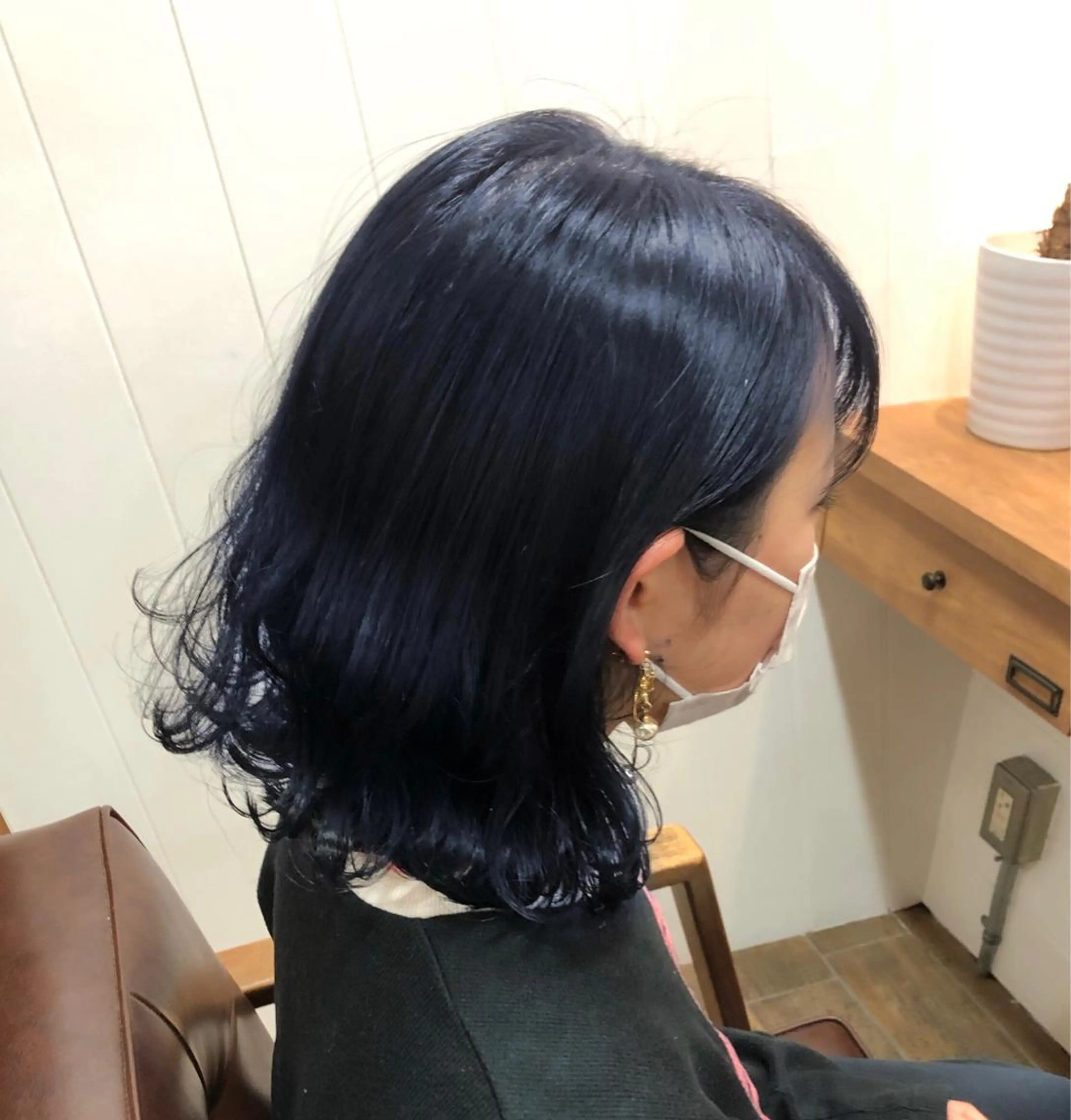 ショート カラー ネイビーカラー 清永 隆二のヘアスタイル