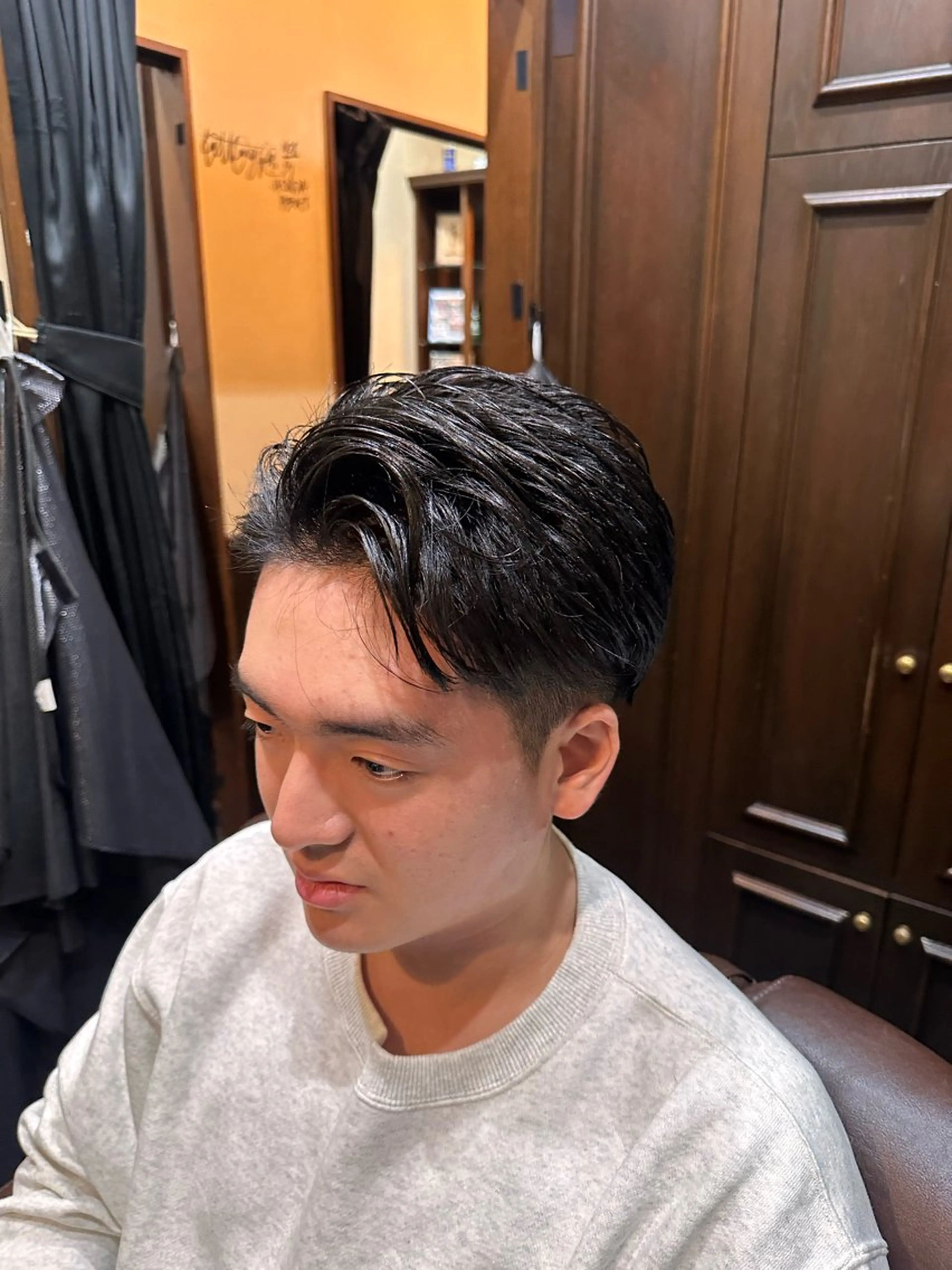 ショート メンズ 田中 瑠星のヘアスタイル