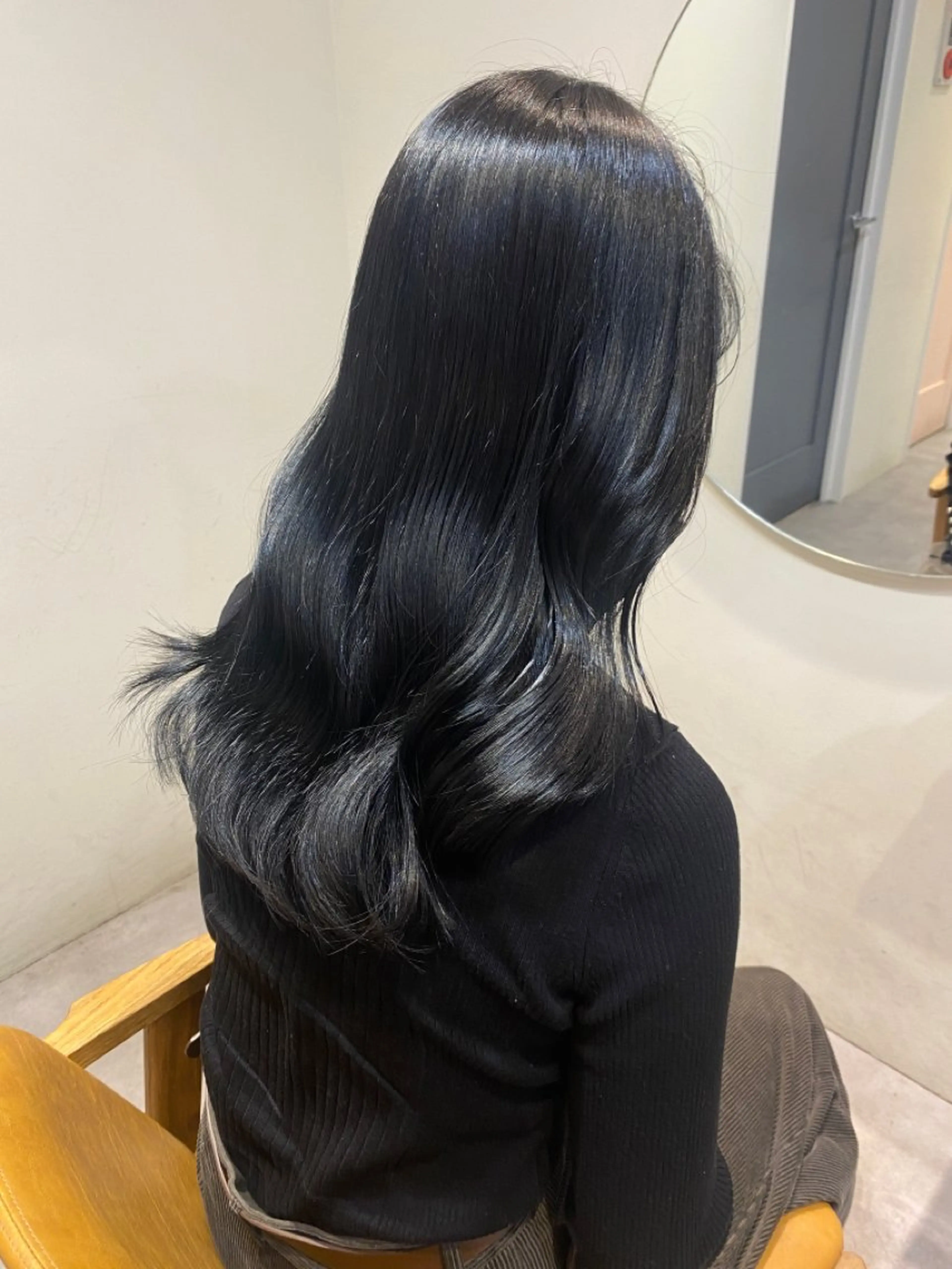 セミロング カラー 当日予約大歓迎💗 依田瑞希のヘアスタイル