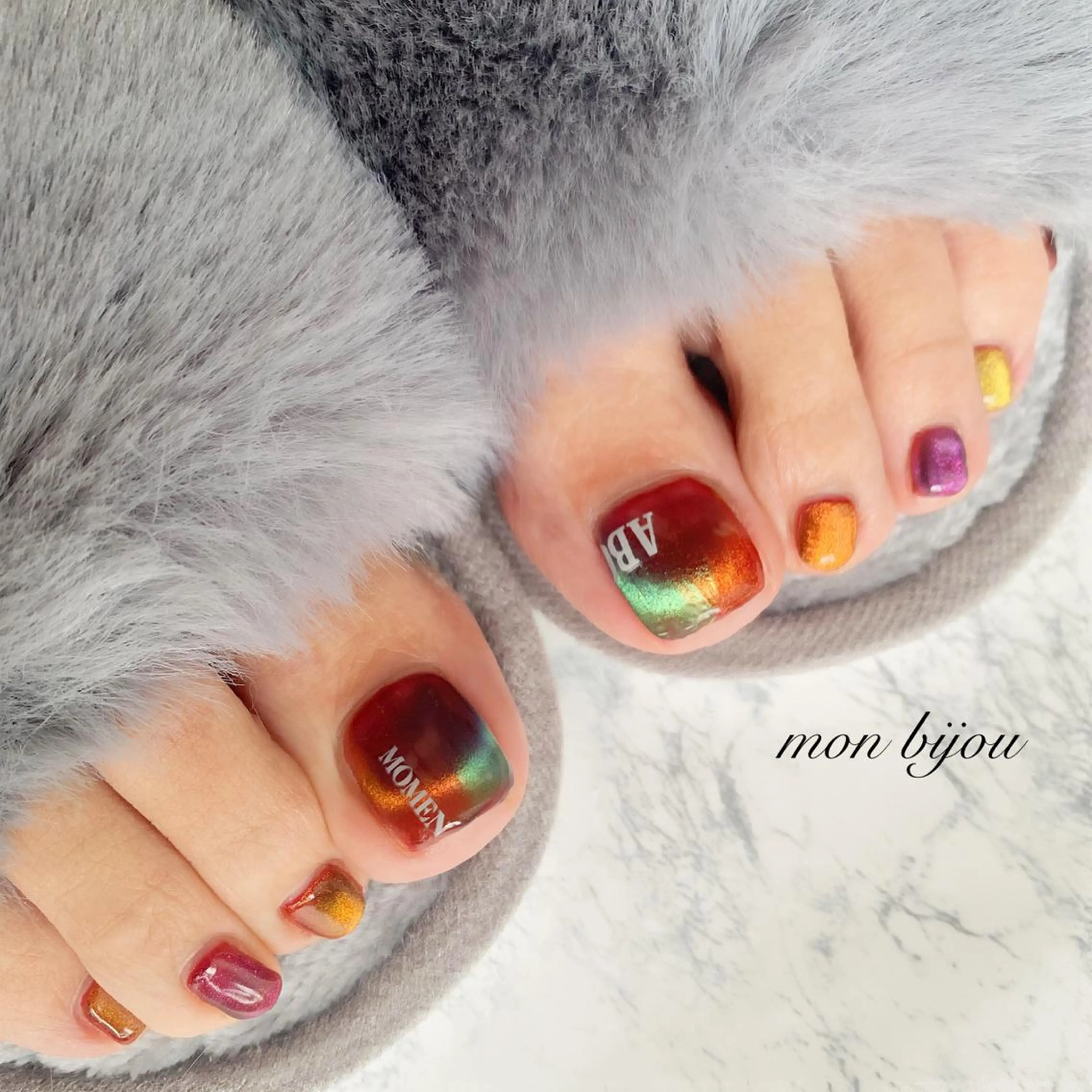 ネイル フットネイル mon bijou 坪井のネイルデザイン