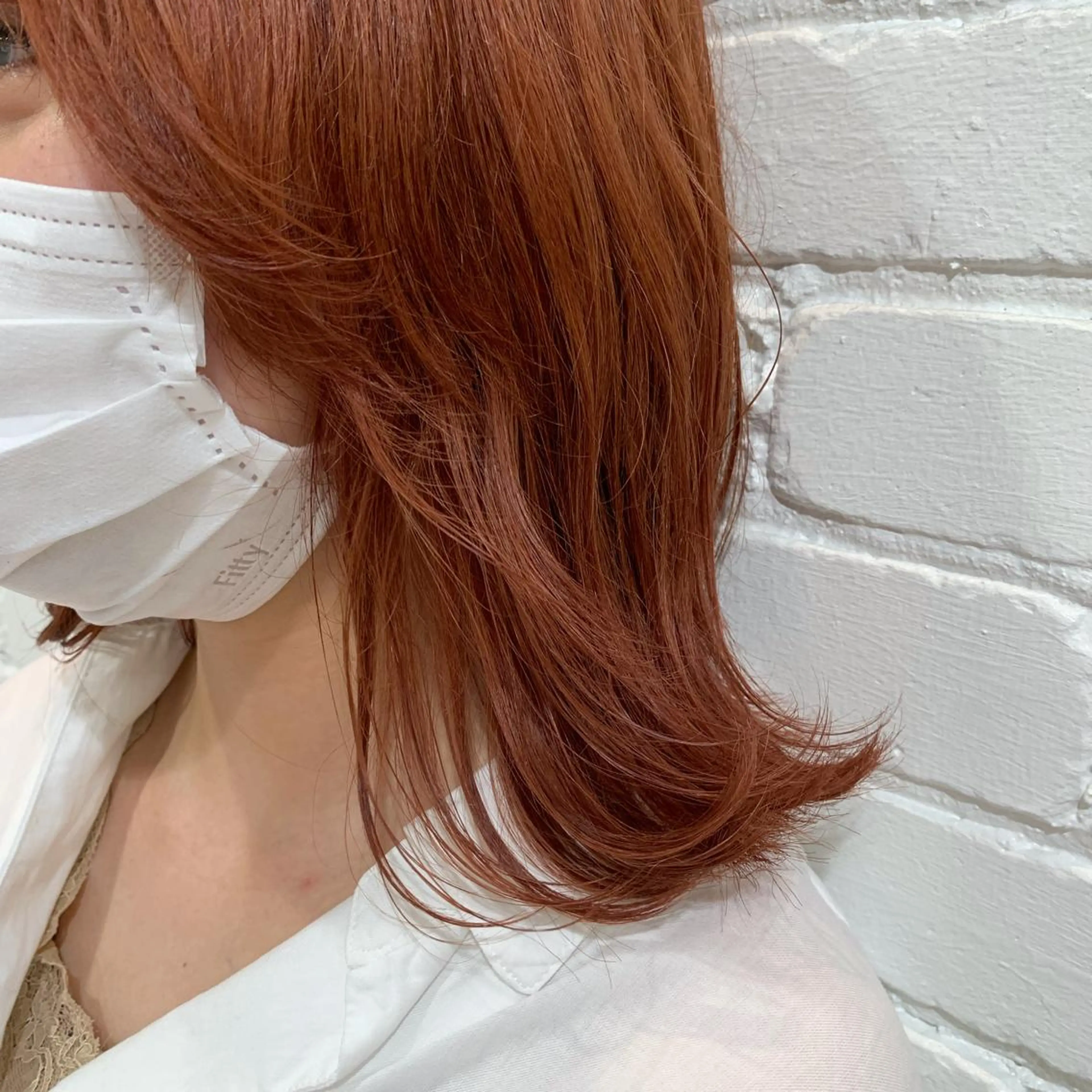 ミディアム カラー 澤田 しおりのヘアスタイル