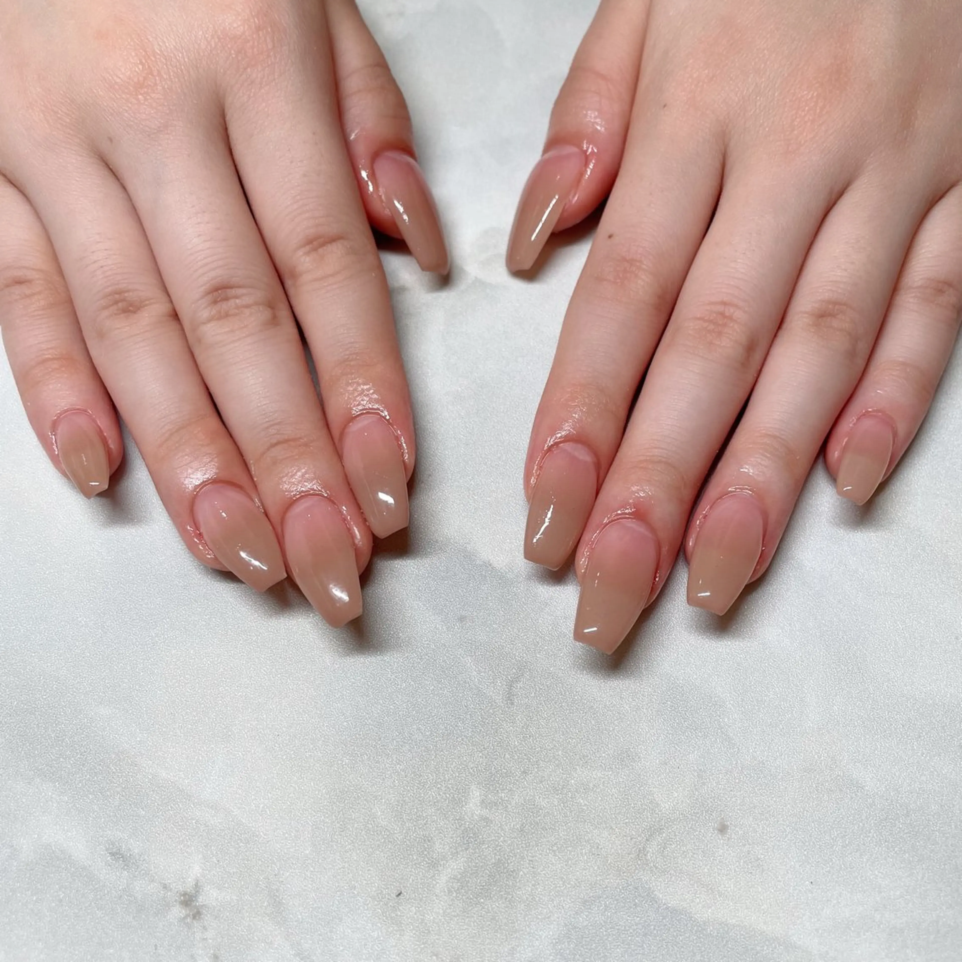 ネイル 長さ出し グラデーション ネイルチップ seri joieangeのネイルデザイン