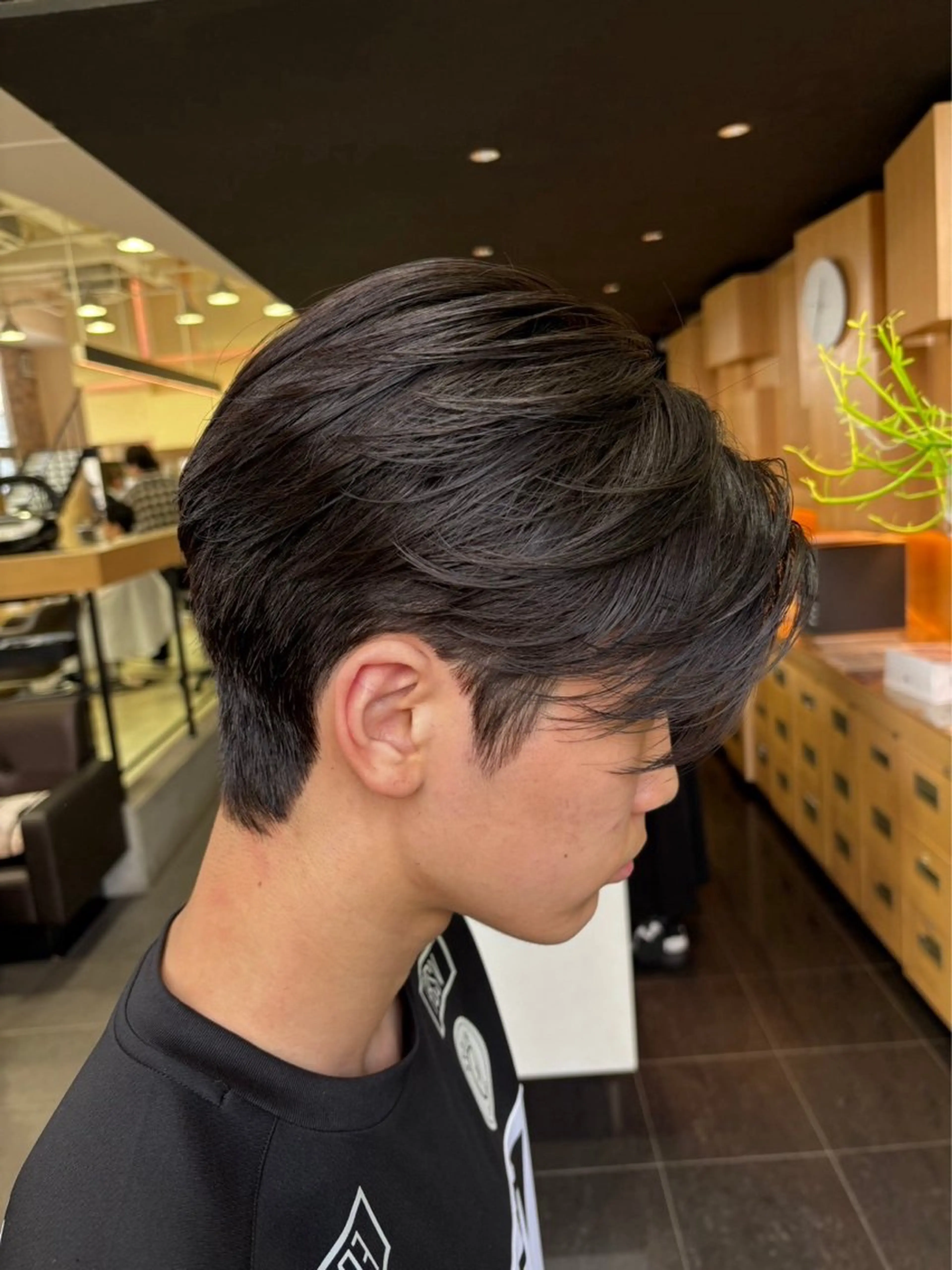 ショート パーマ 酸スト/フェザー パーマ/三谷海斗のヘアスタイル