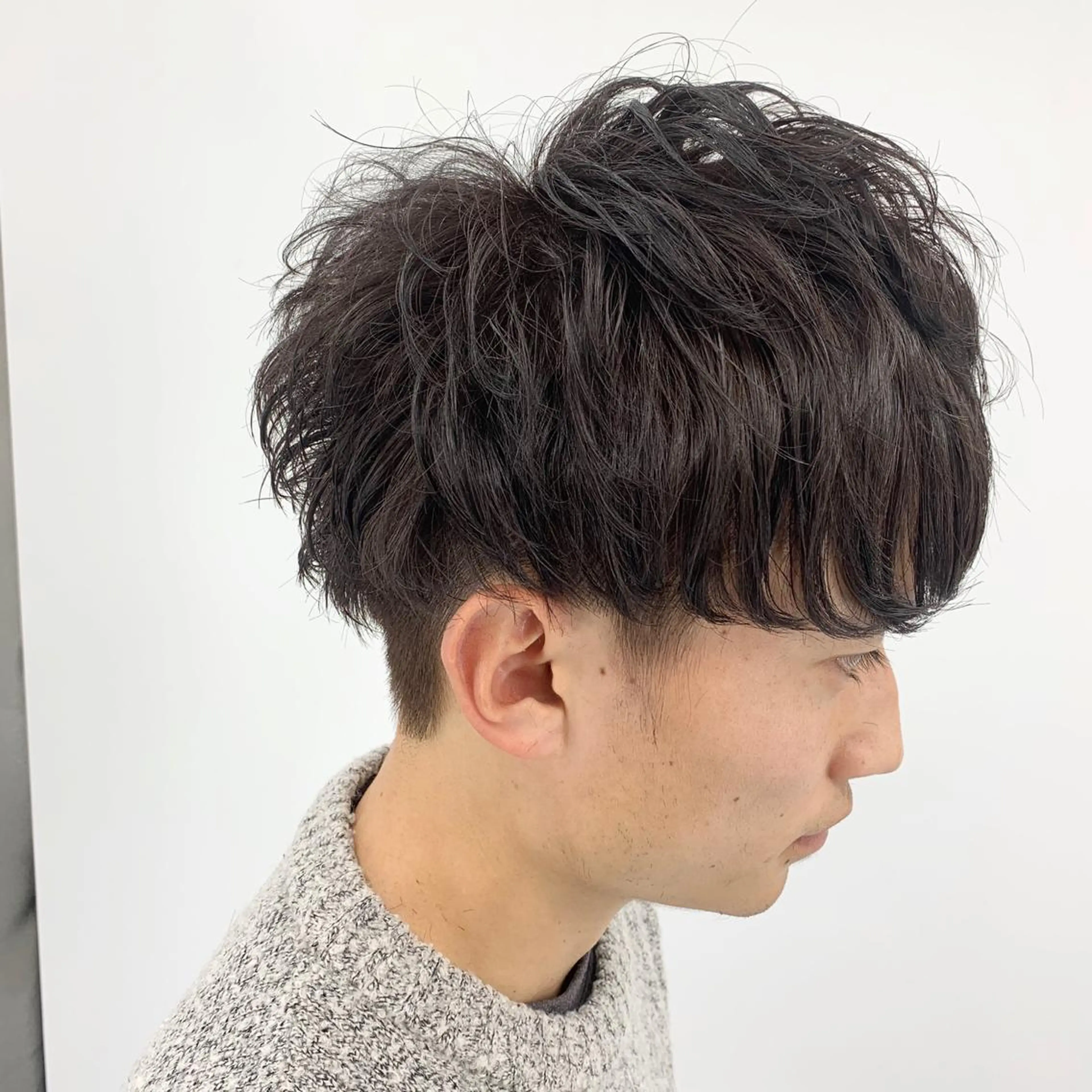 カラー パーマ メンズ マッシュ メンズパーマ カット パーマ 柏メンズカットパーマ NO.1タイチのヘアスタイル