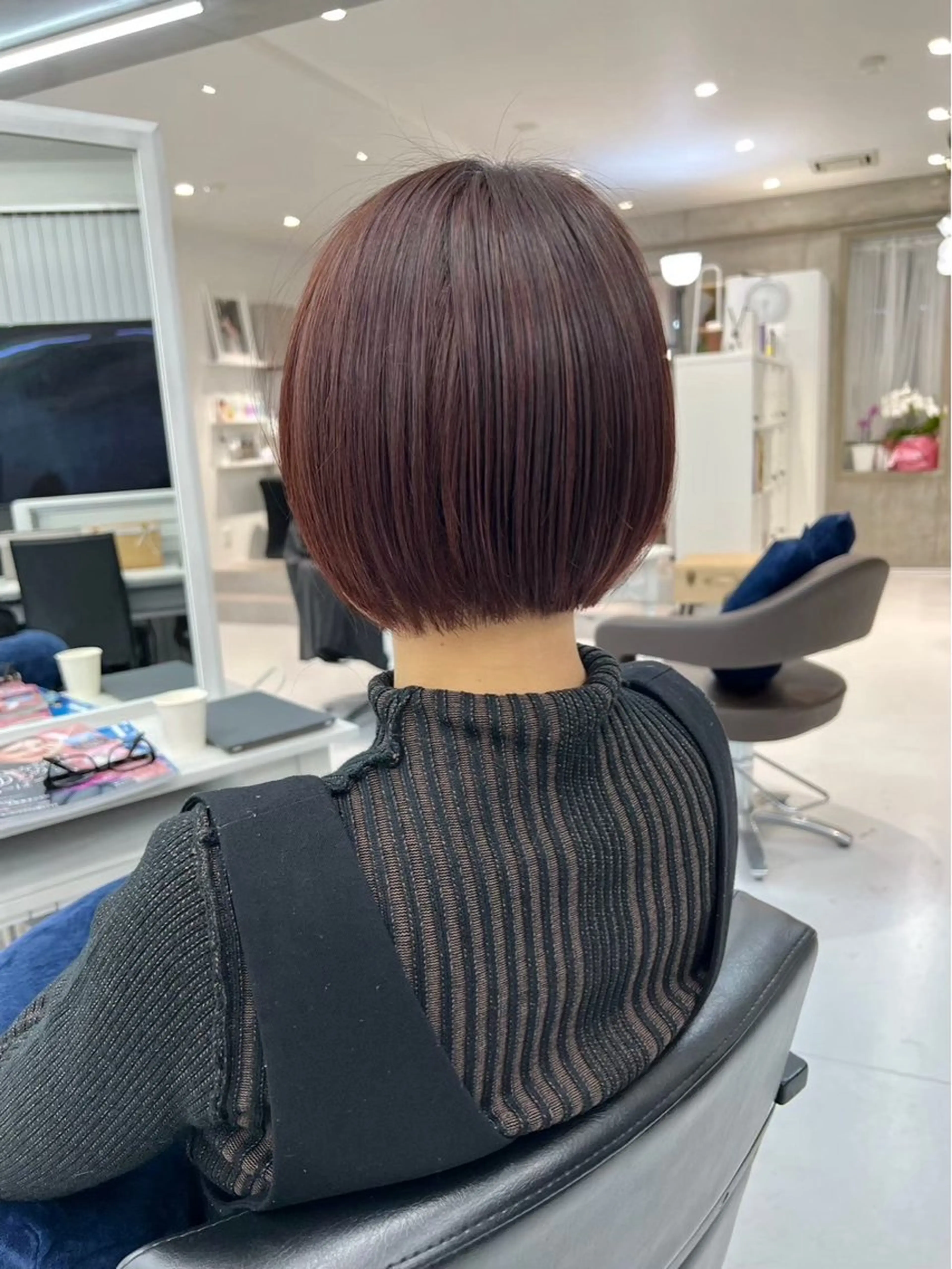 カラー 山崎結菜 髪質改善💎のヘアスタイル