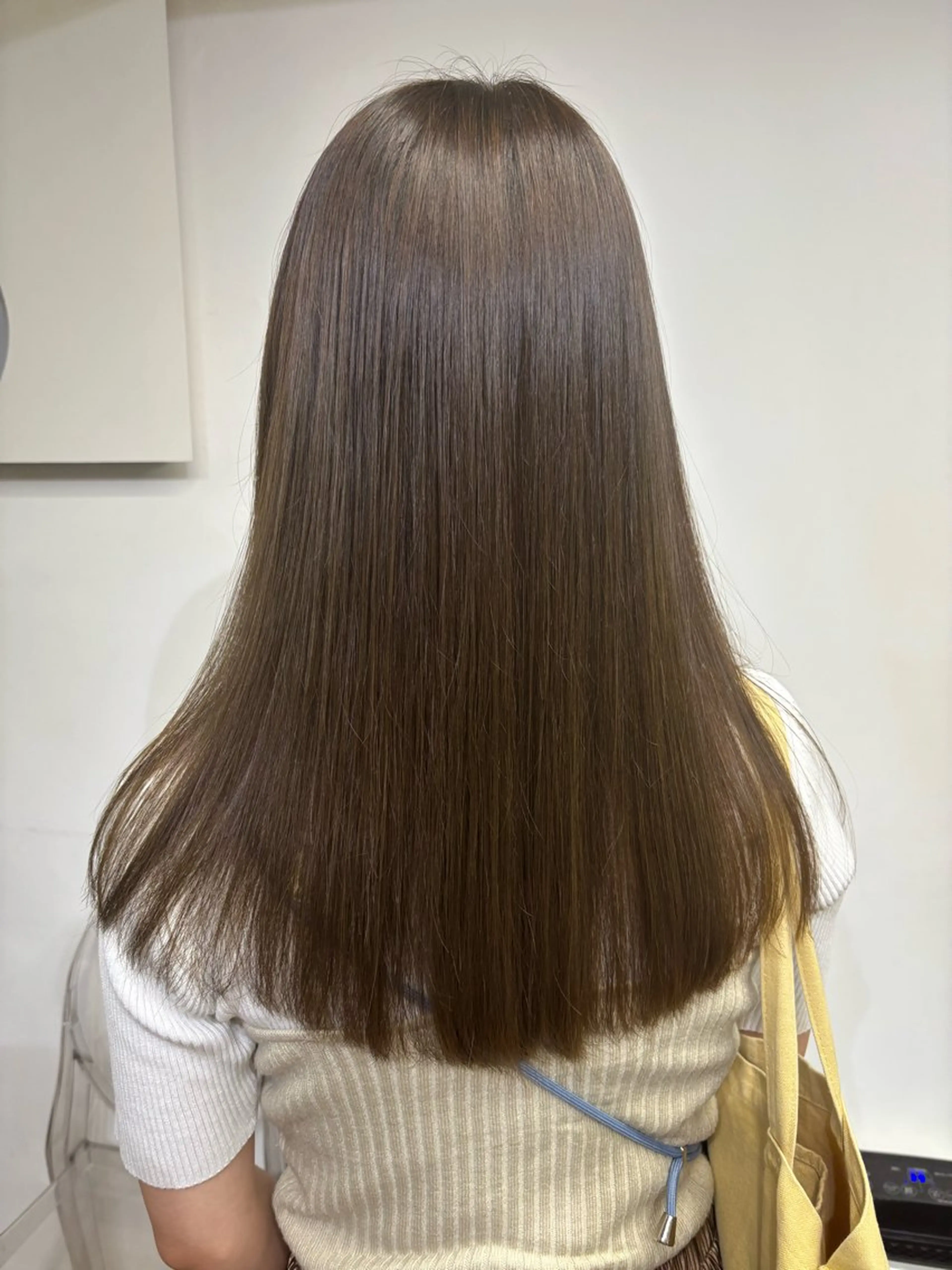 ロング カラー ベージュカラー オリーブベージュ オリーブカラー 透明感 カラー/ののは🎀のヘアスタイル