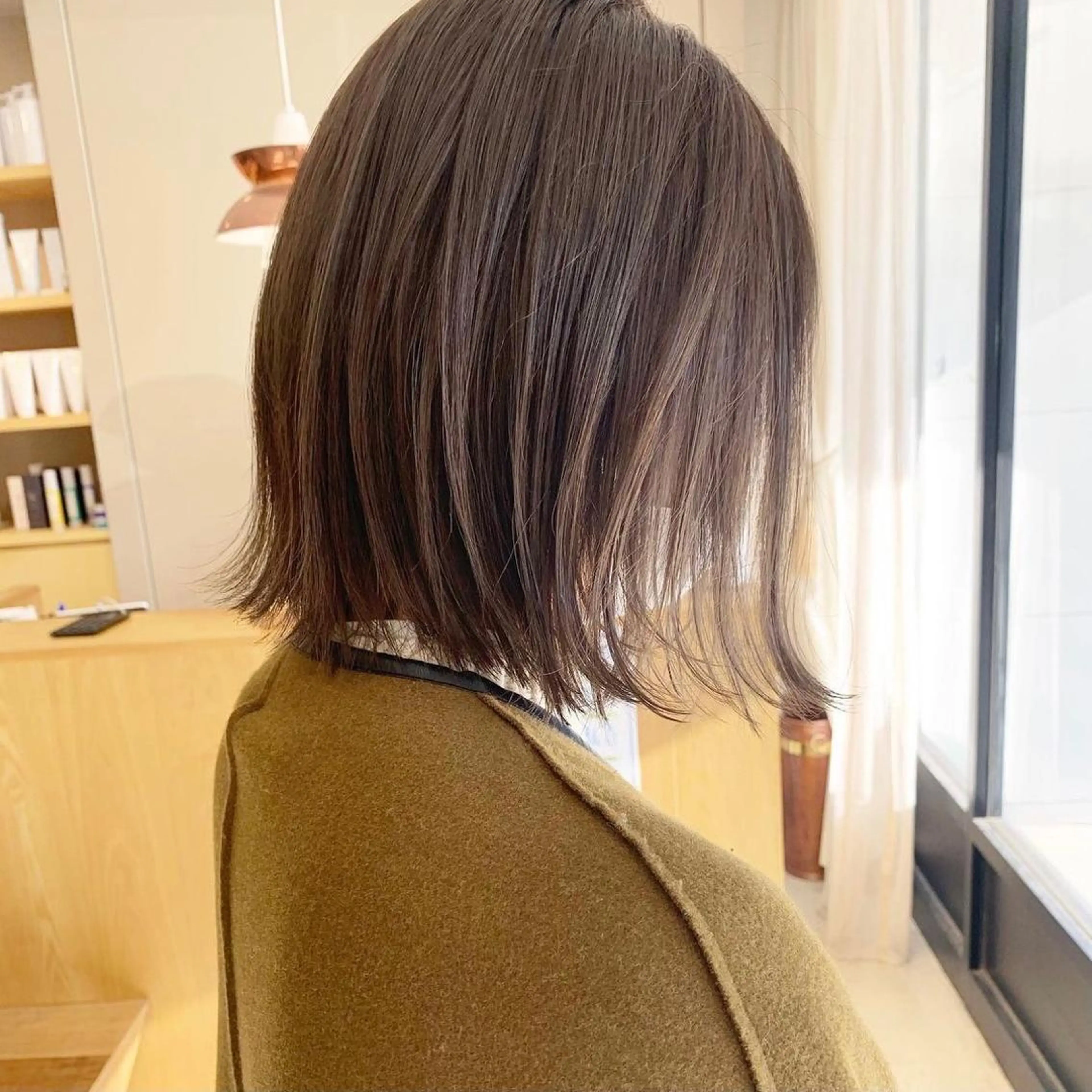 ミディアム カラー ヘアアレンジ 石井 竜也のヘアスタイル