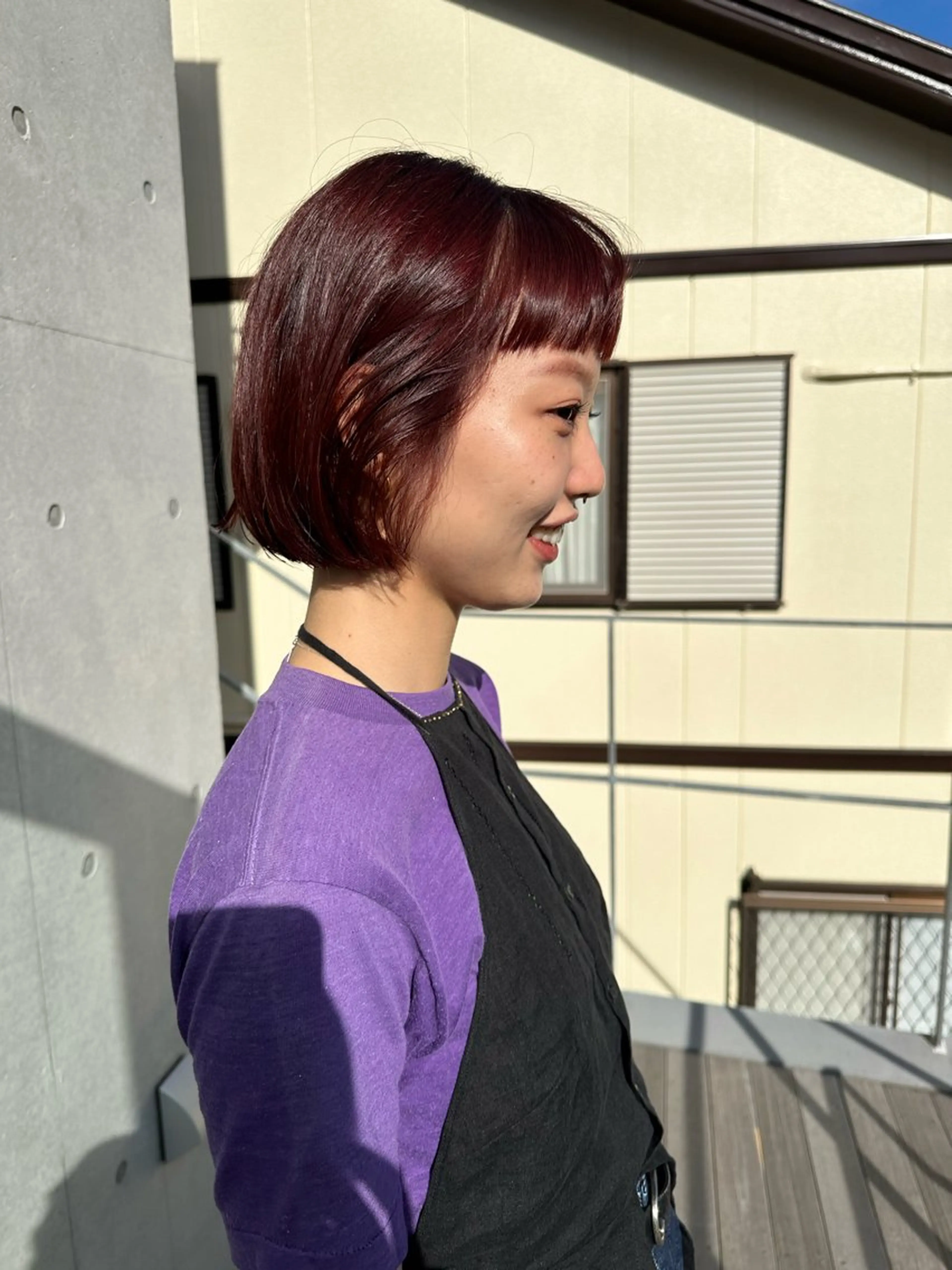 ショート カット ヘアカラー ボブ/似合わせカット /ニュアンスカラーのヘアスタイル