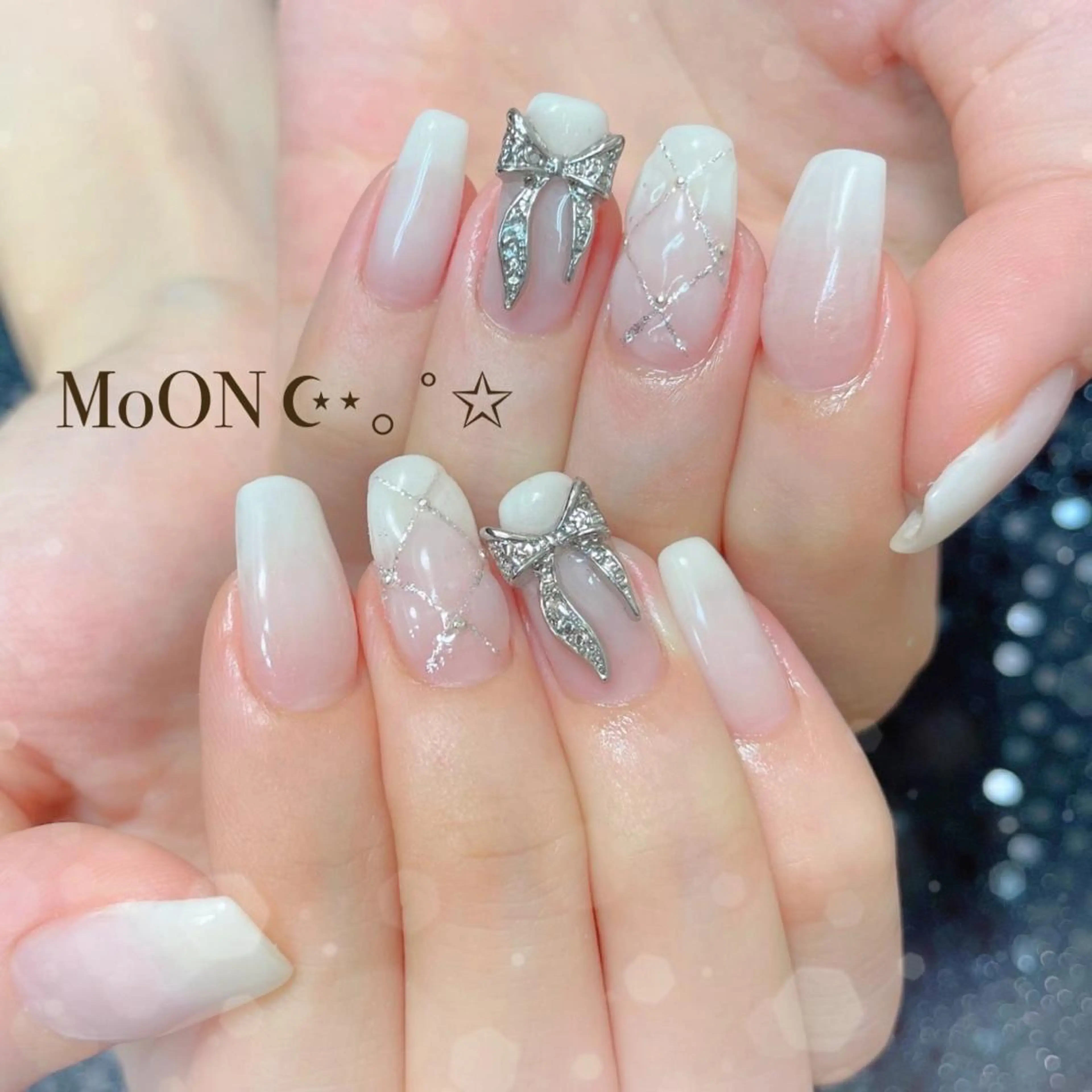 ネイル ハンドネイル ハンドケア MoON...❤︎ MeGuのネイルデザイン