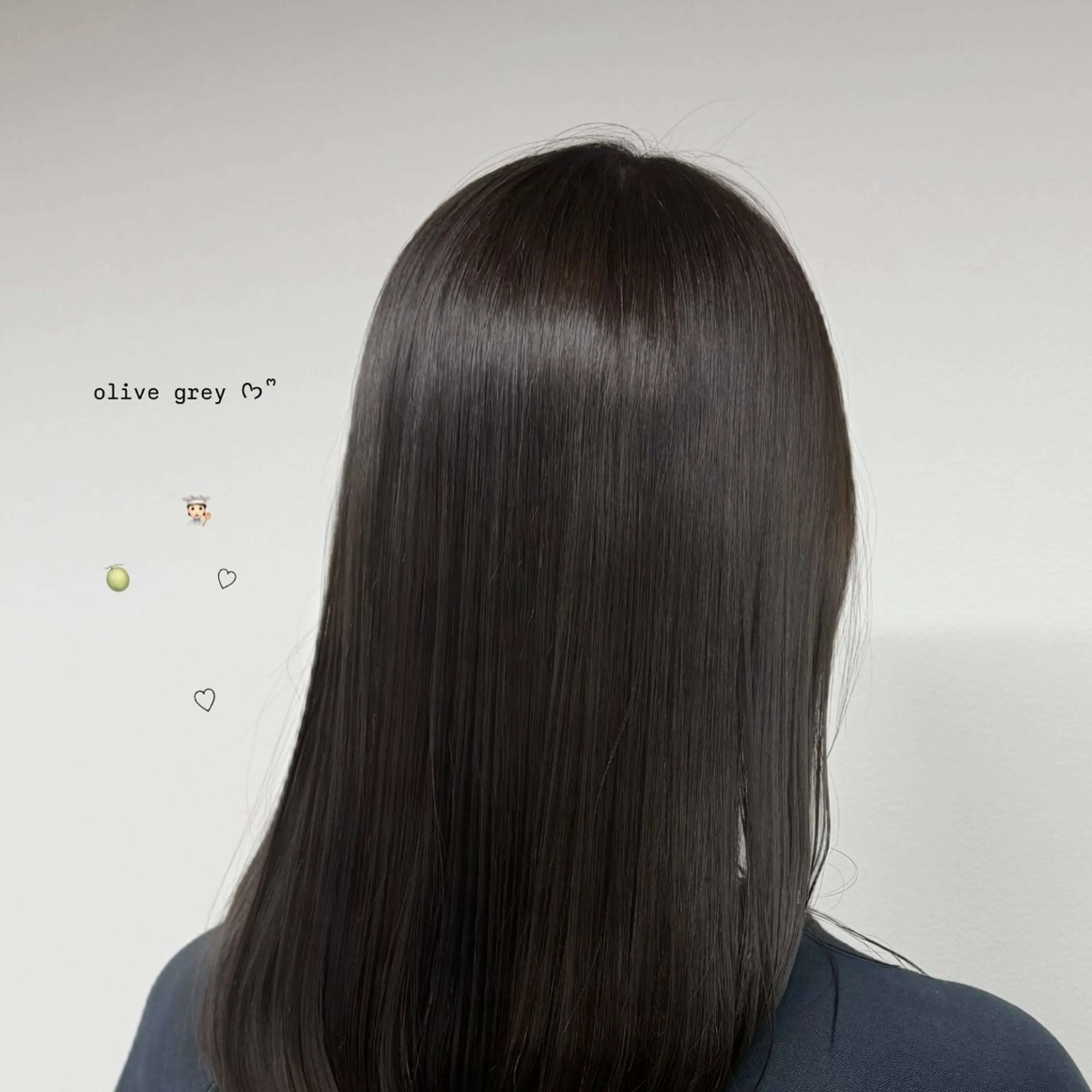 カラー 関 優女花のヘアスタイル