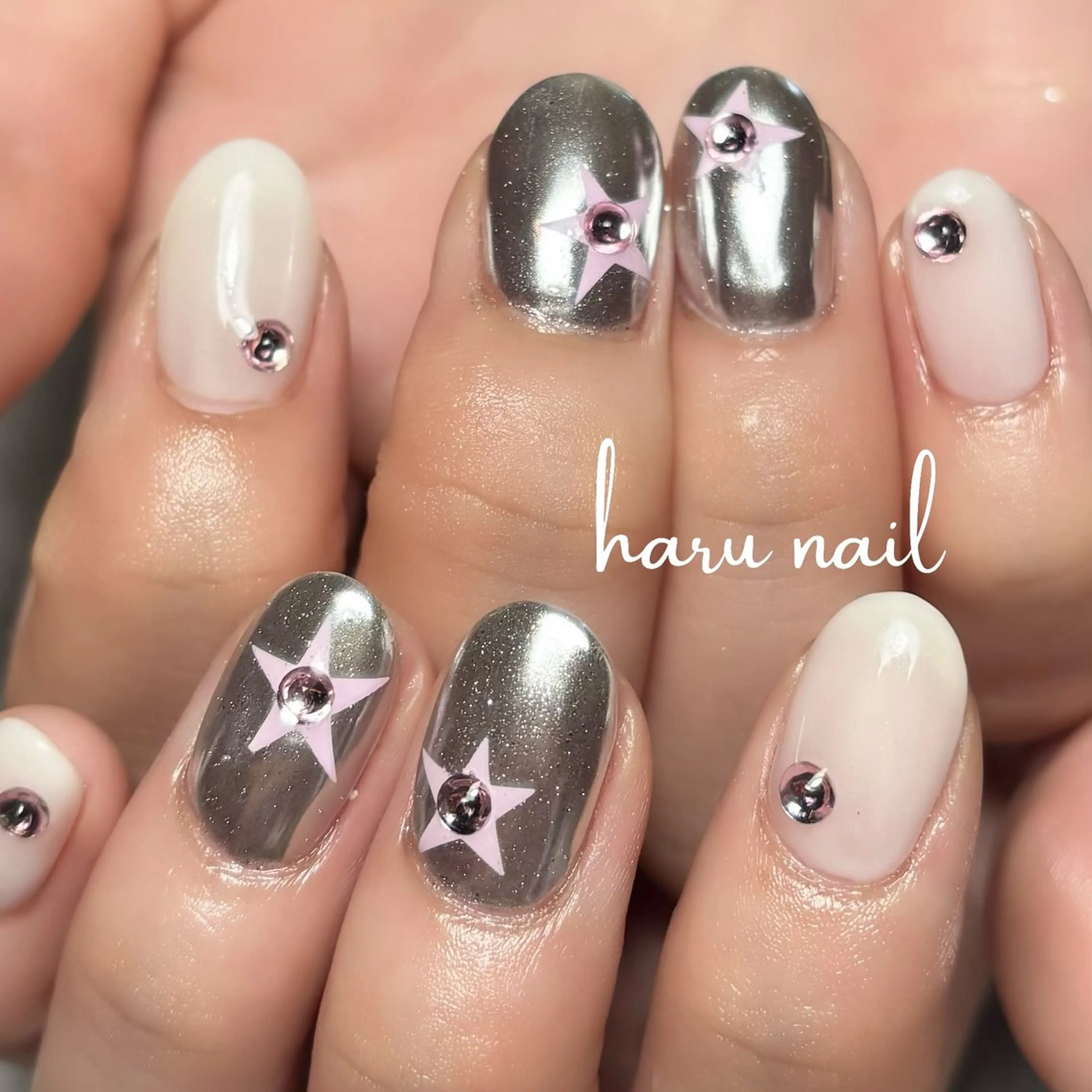 ネイル ハンドネイル harunail Shionのネイルデザイン