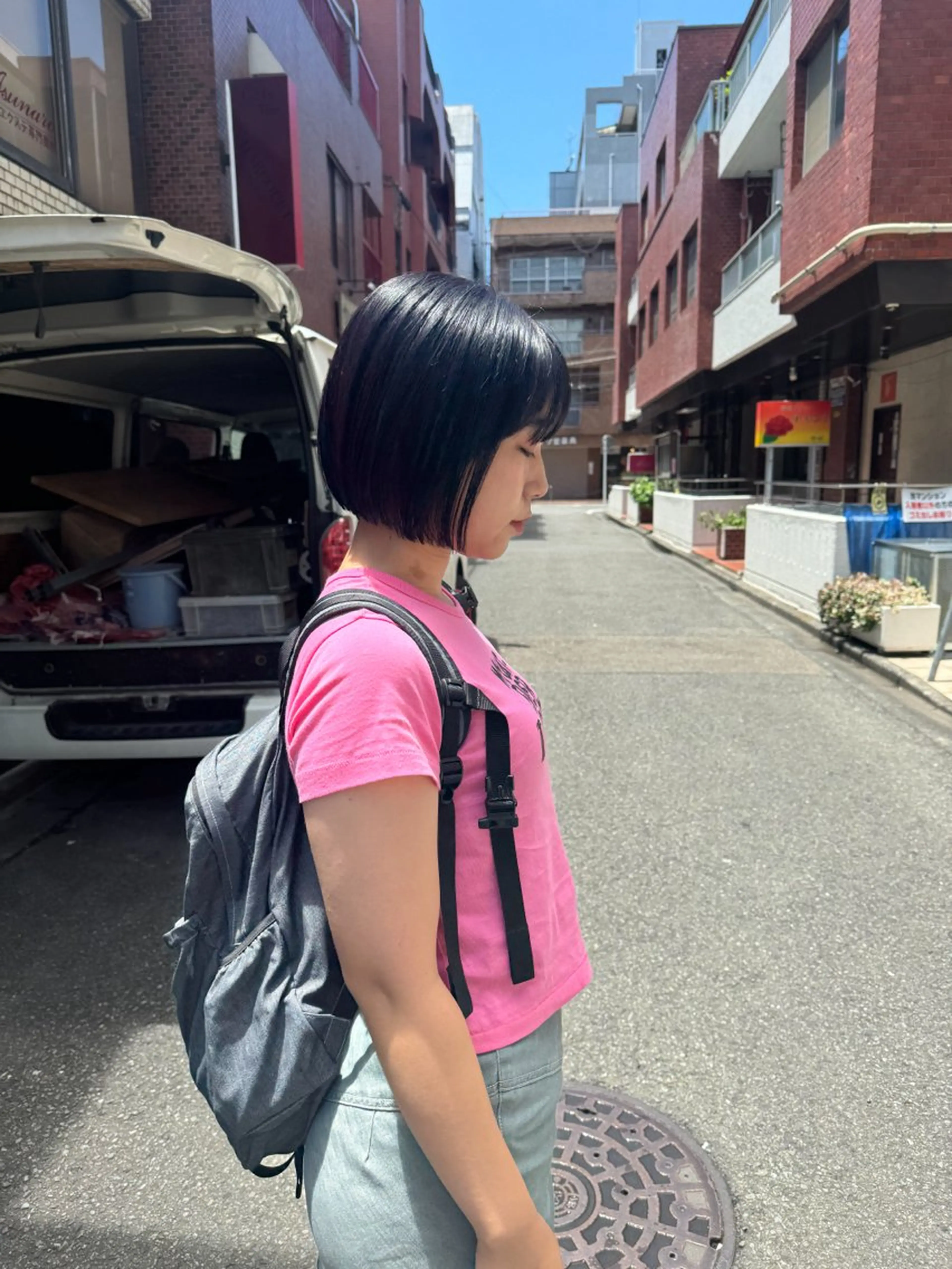 ショート カラー ボブ Seeknext // Rukaのヘアスタイル