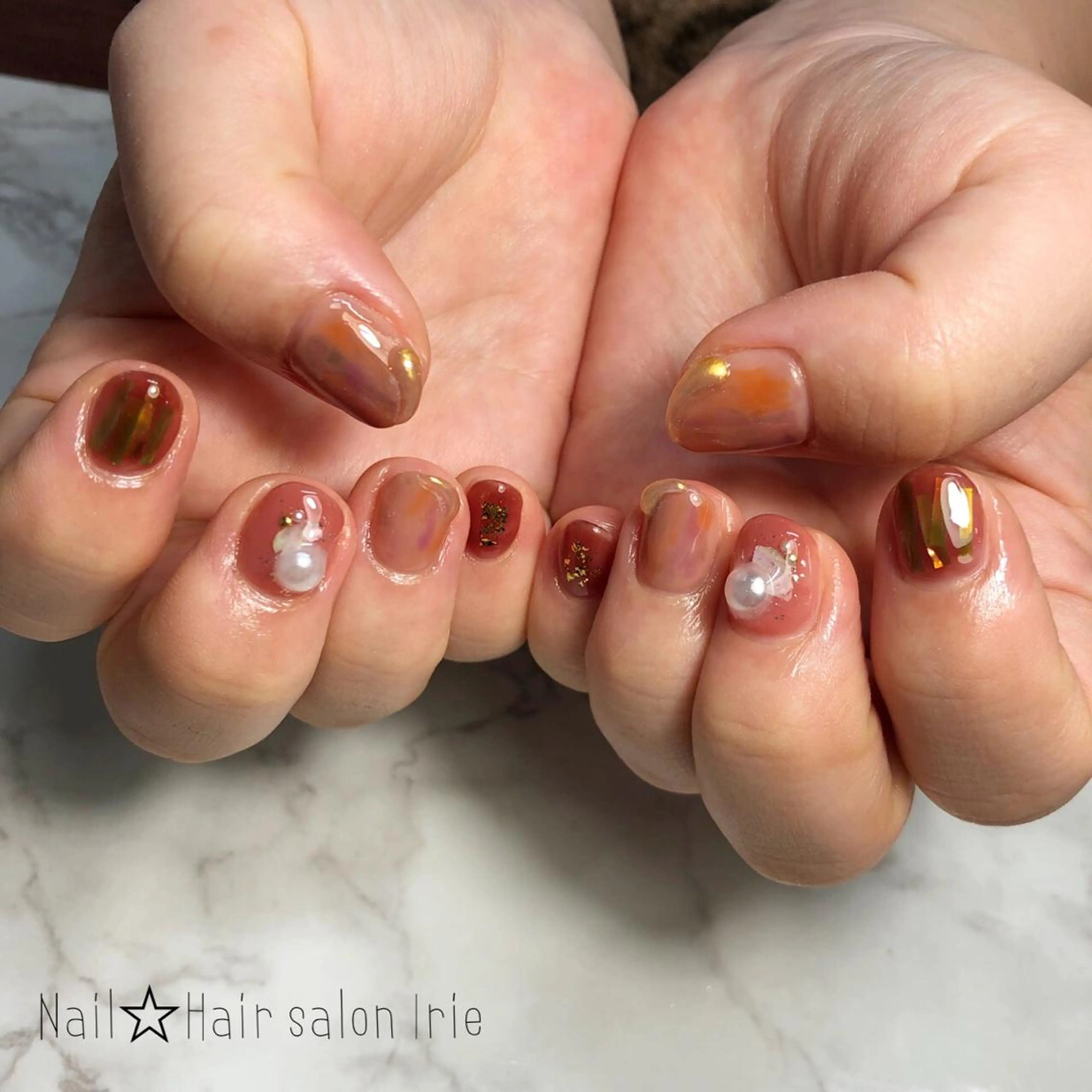 ネイル Hair salon Irie所属・與儀 知佳のネイルデザイン