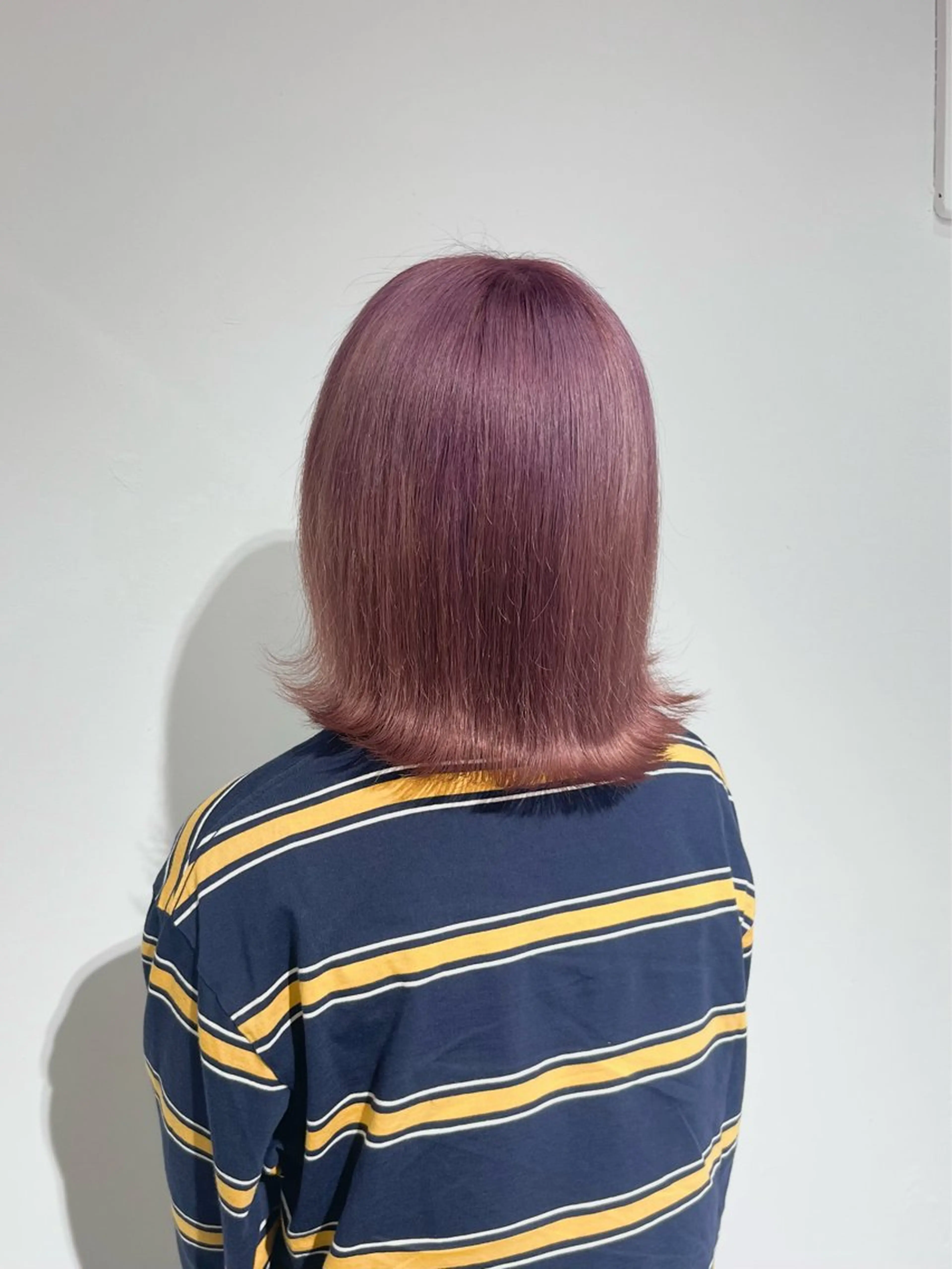 ミディアム ピンクラベンダー allum SAKURAのヘアスタイル