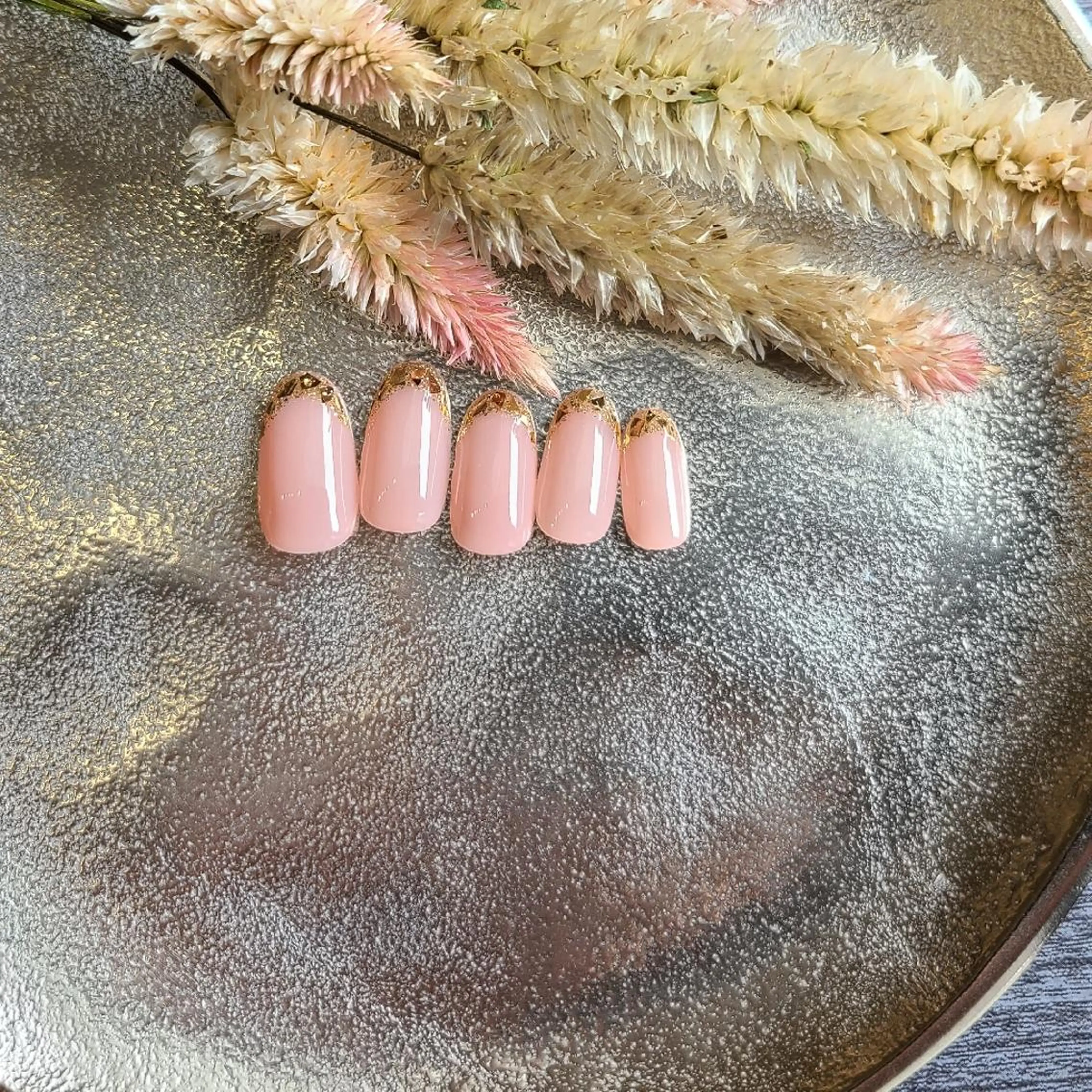 ネイル フレンチネイル ガラスフレンチ ハンドネイル NOGUCHI  KANAのネイルデザイン