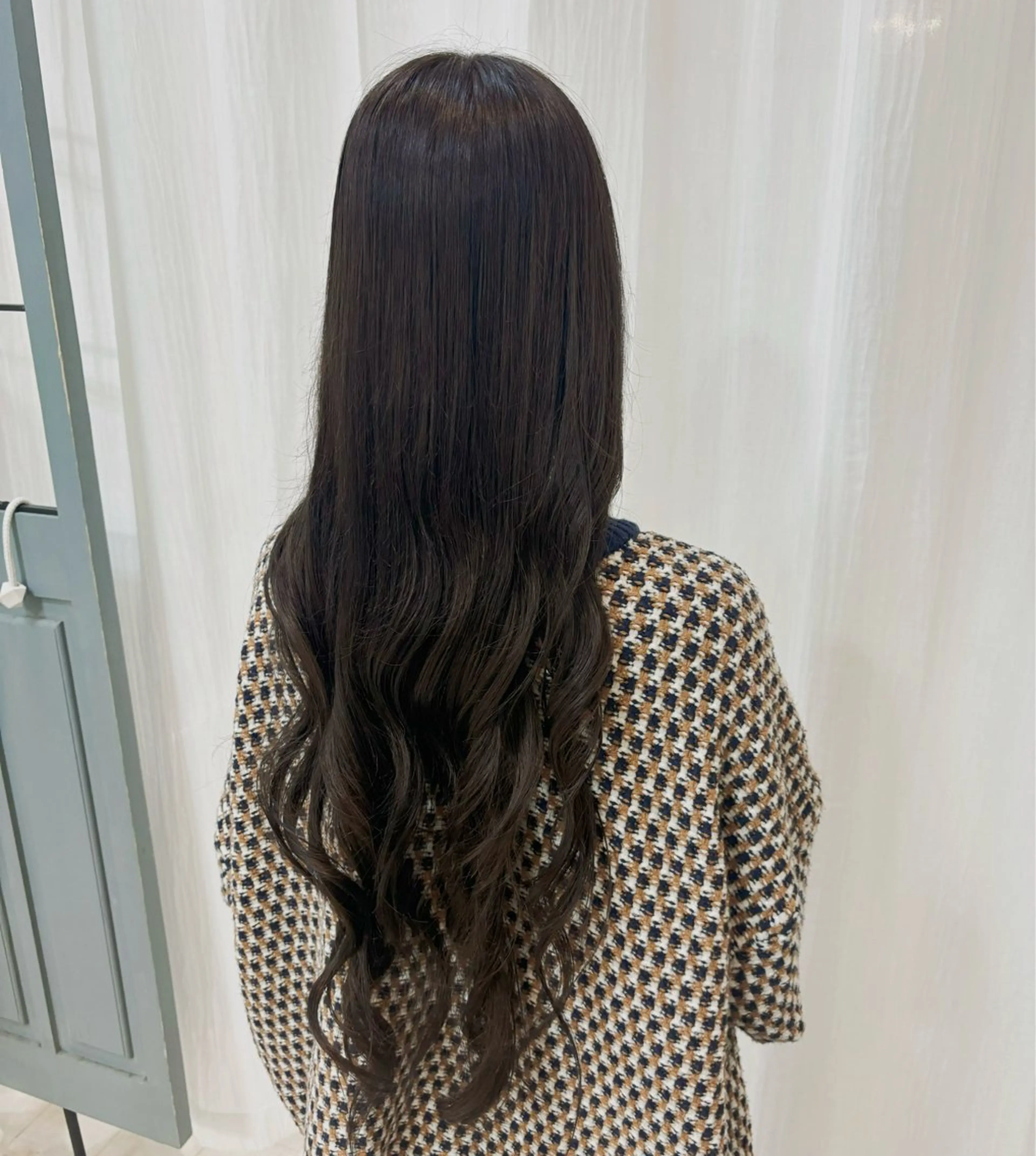 ロング カラー ブラウンカラー オリーブブラウン eMu🎀 🤍MIYU🤍のヘアスタイル