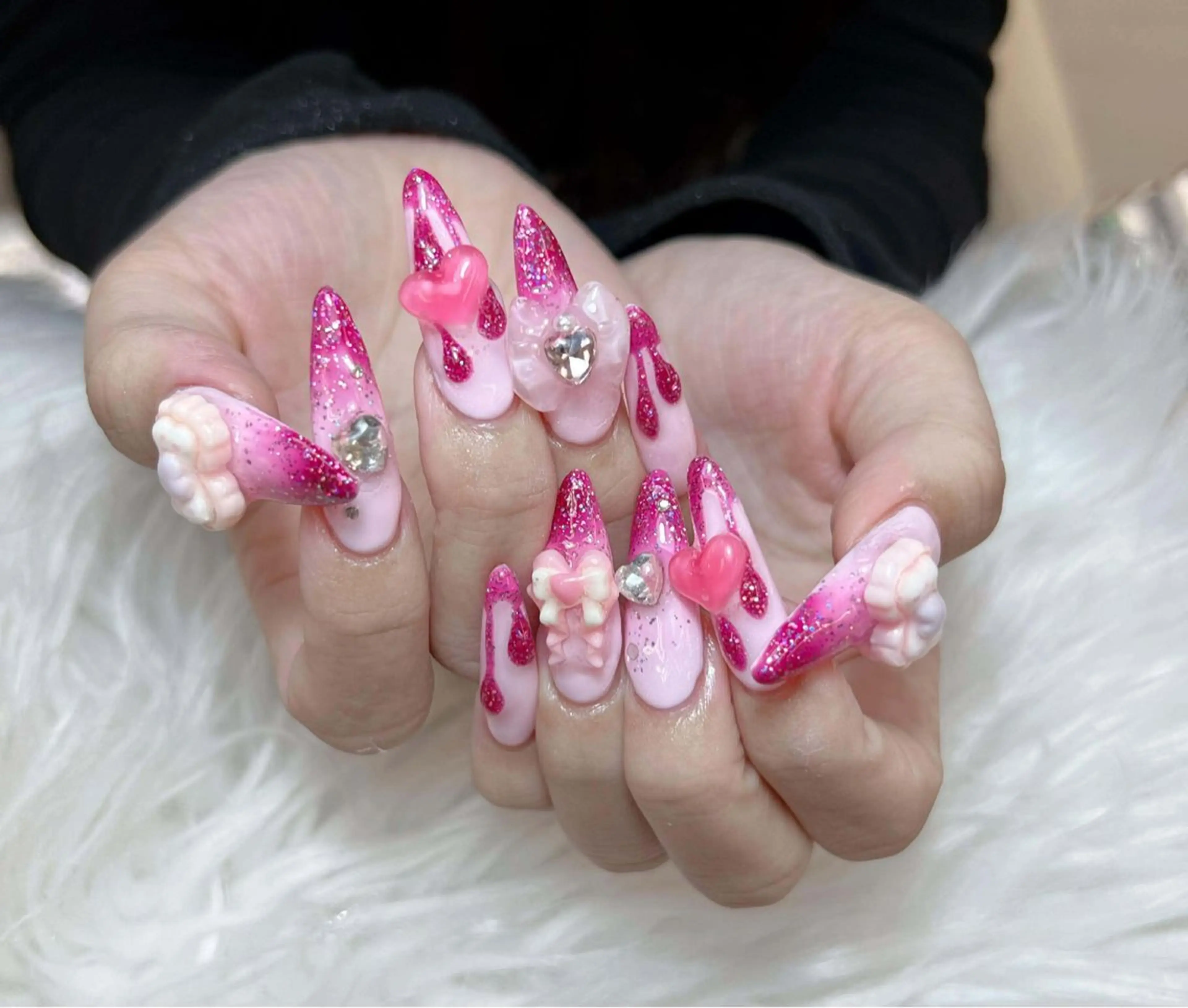 ネイル ハンドネイル ANH NAIL ゴテゴテ専門店💎のネイルデザイン