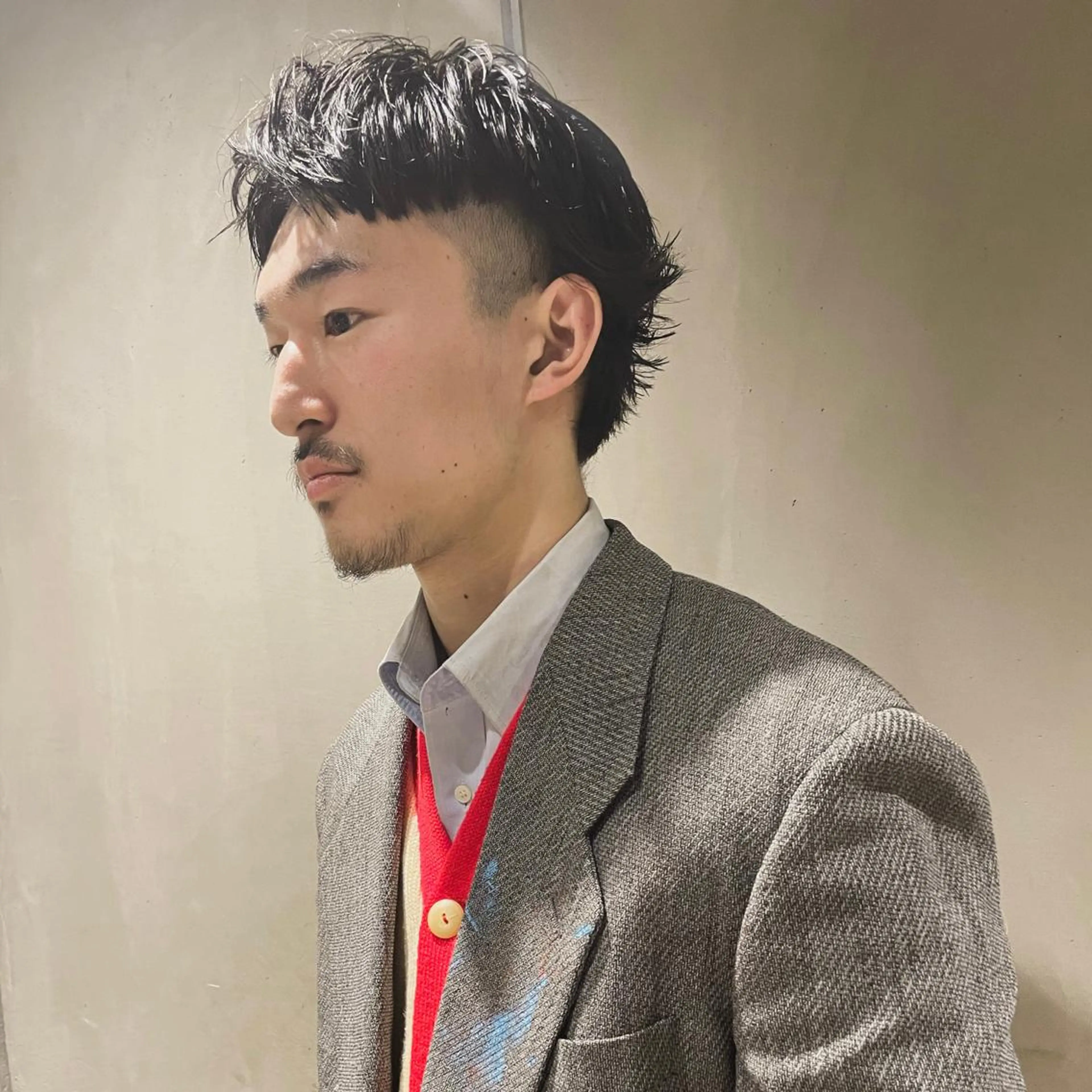 ショート メンズ ショートボブ ショートレイヤー メンズブリーチ メンズデザインカット フェードカット カット 🌈圧倒的デザイン パーマ　関和希のヘアスタイル