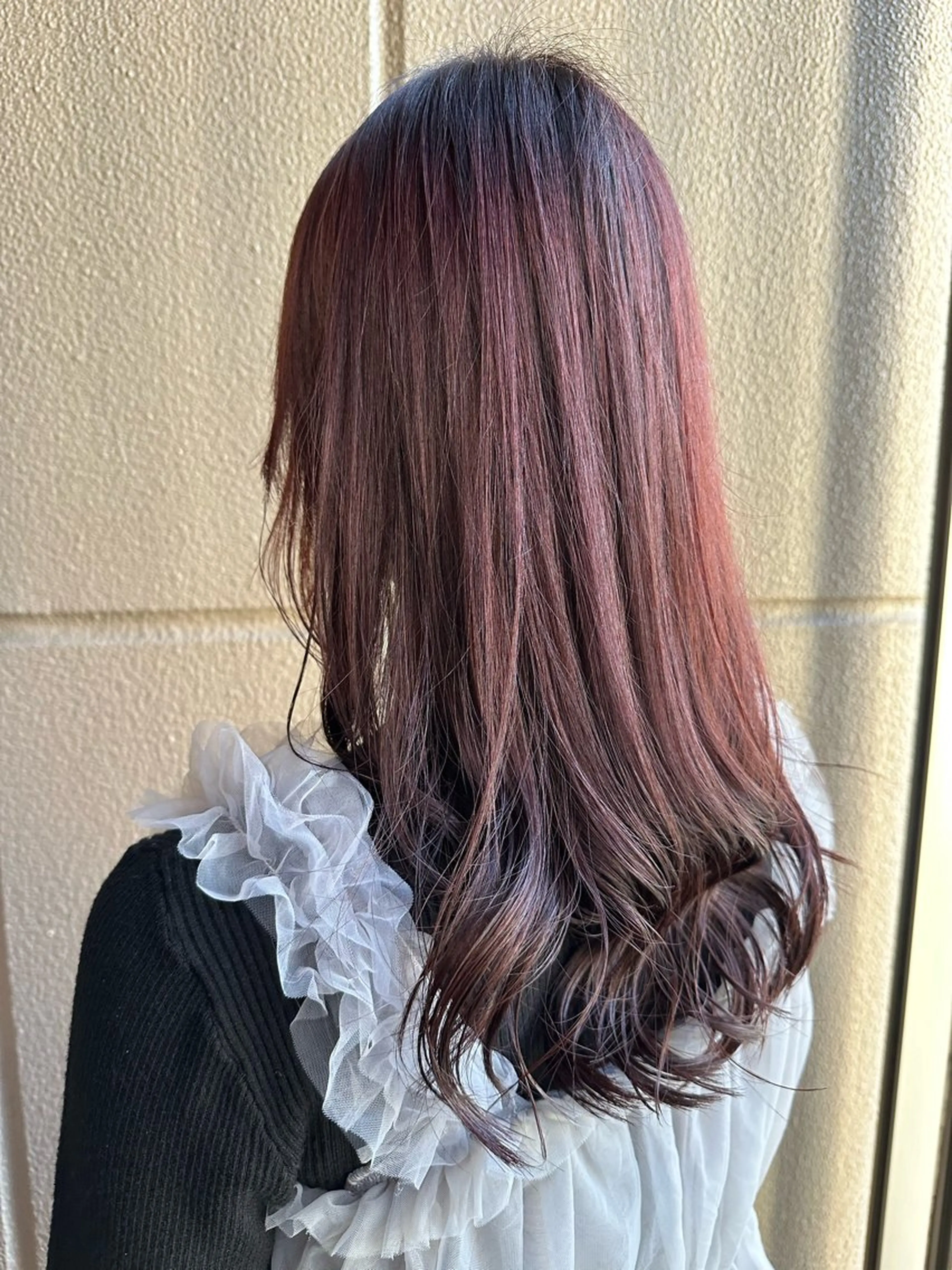 ミディアム カラー 🐬脱白髪染めカラー 清水大世🐬のヘアスタイル