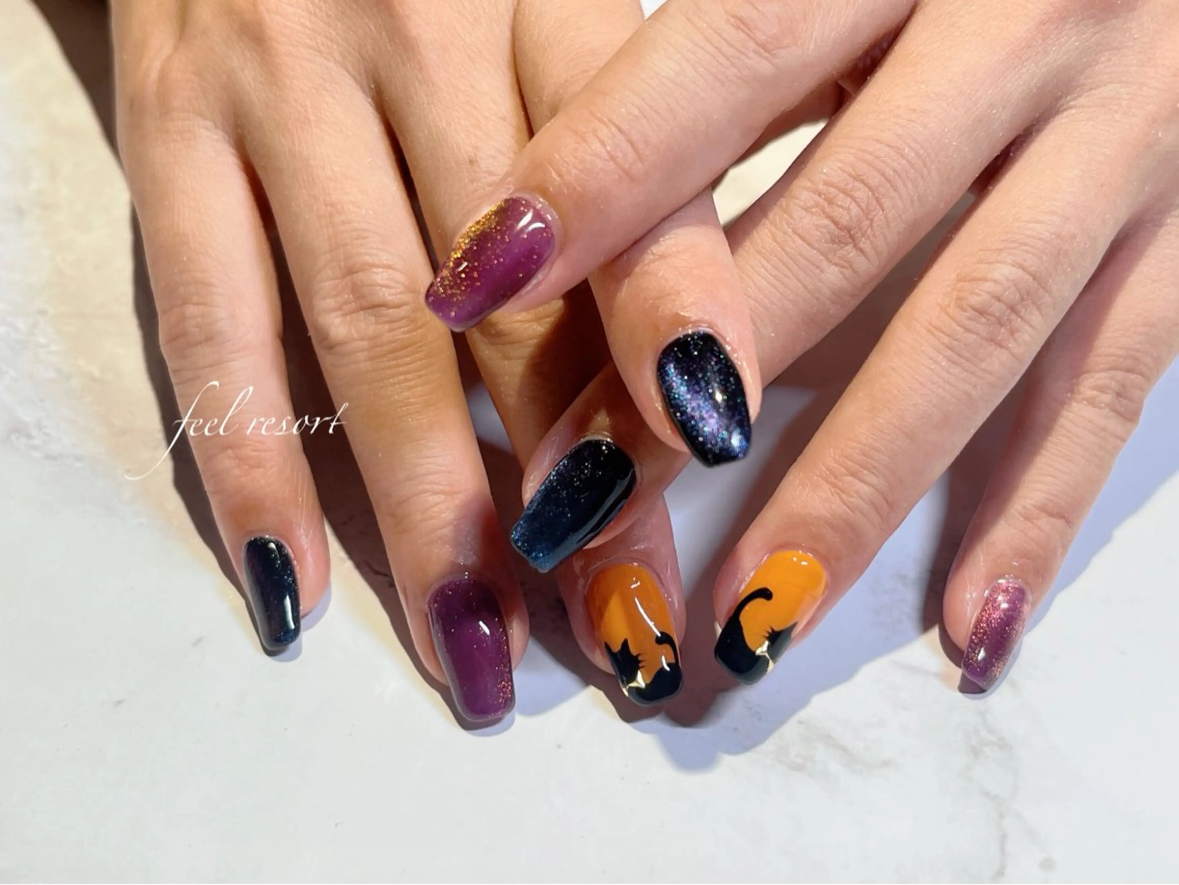 ネイル 長さ出し フットネイル フレンチネイル ジェルネイル ガラスフレンチ ハンドネイル Lien（リアン） 銀座駅6分のネイルデザイン