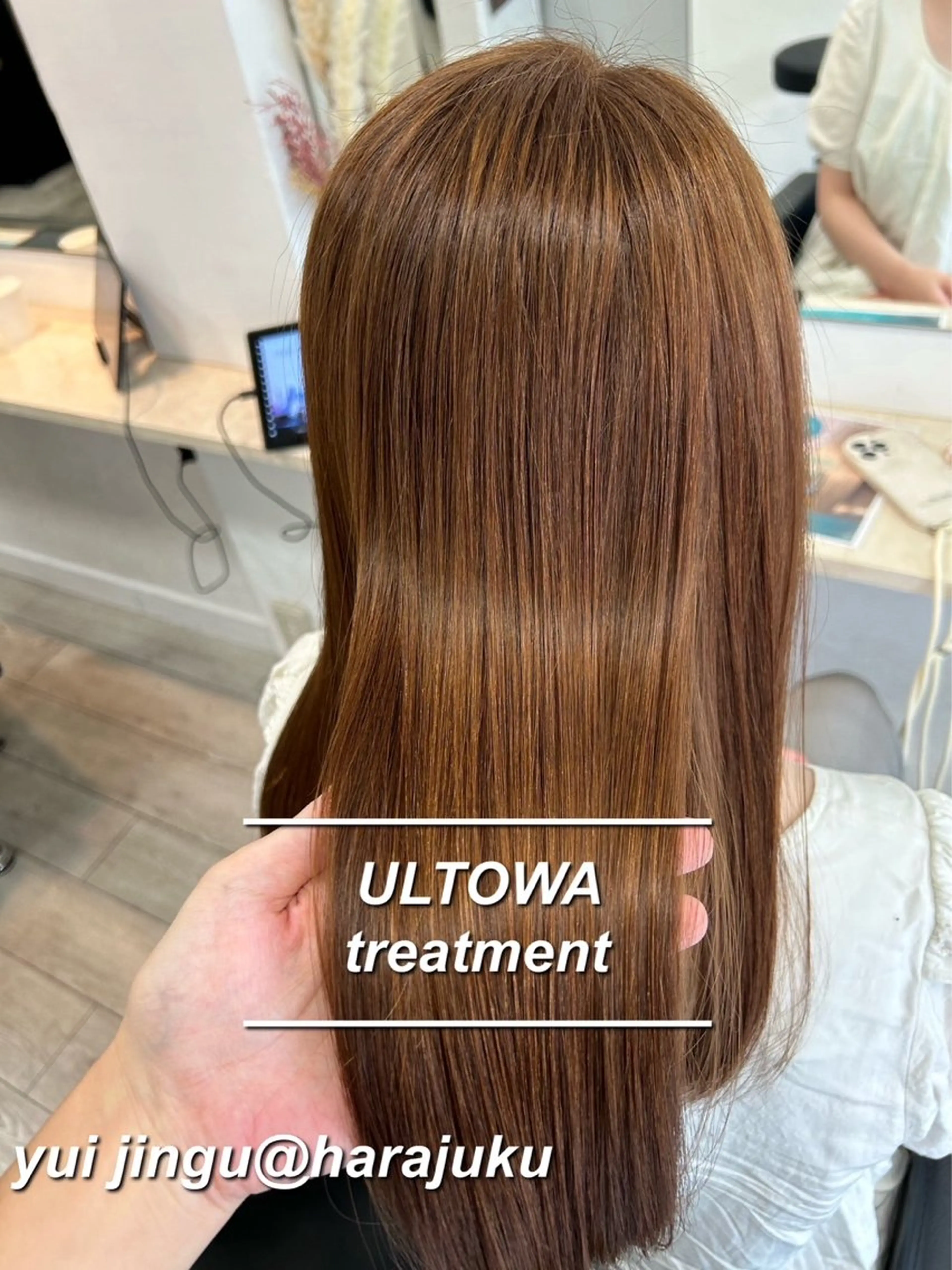 セミロング カラー パーマ ヘアアレンジ メンズ ワット 原宿のヘアスタイル