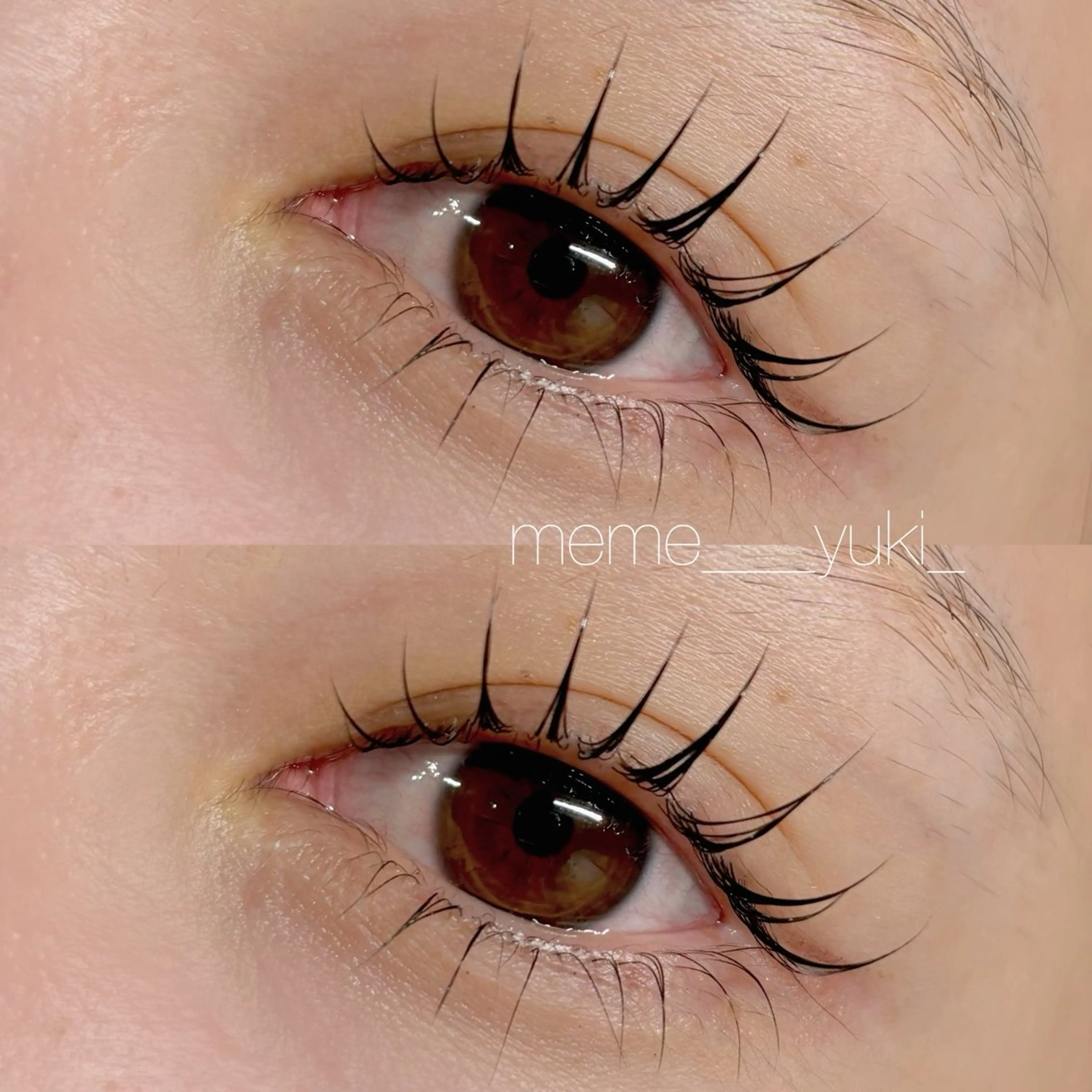 マツエク・マツパ マツパ meme神戸三宮 yuki.のマツエク・マツパデザイン