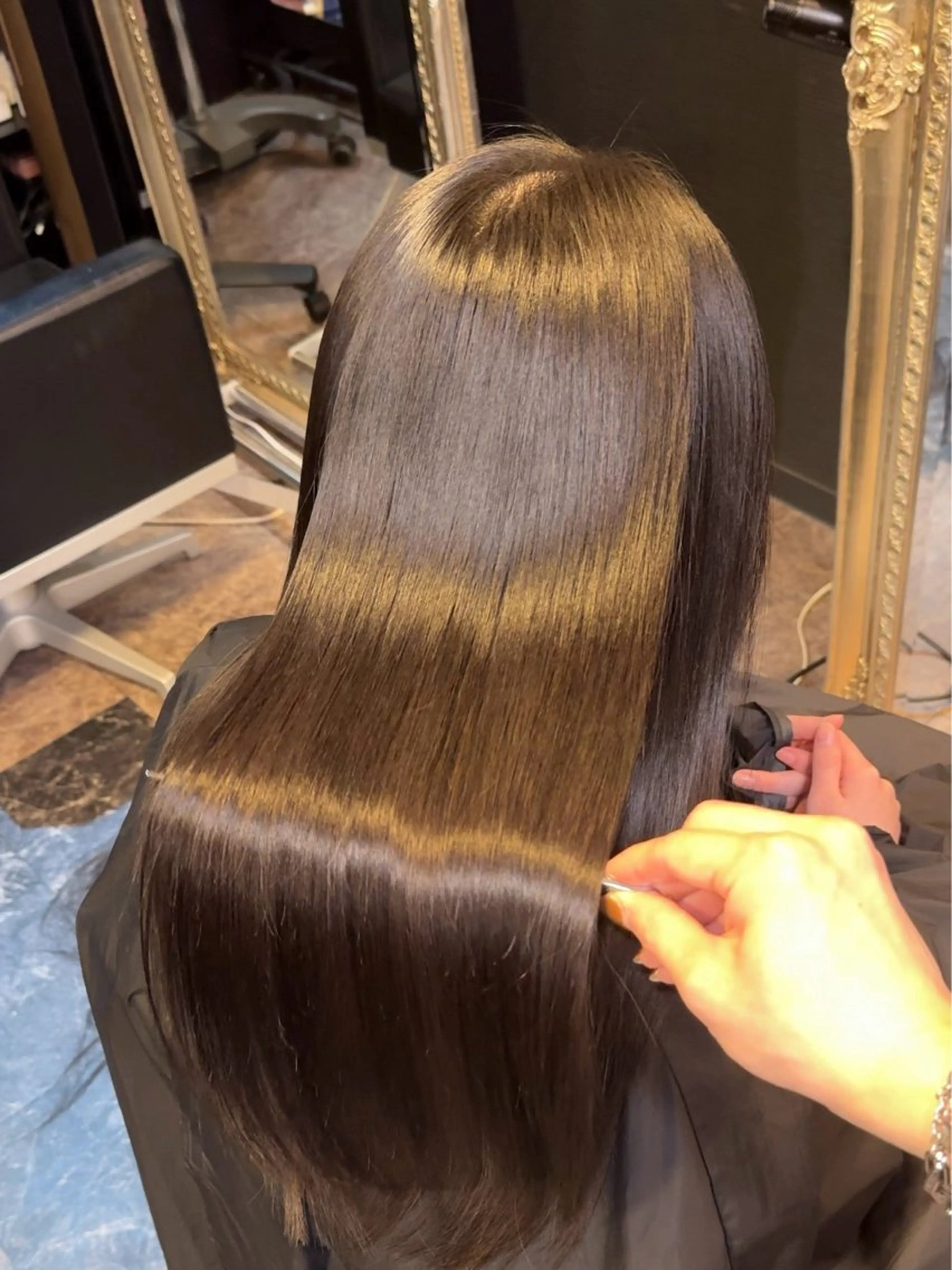 ロング 髪質改善 トリートメント トリートメント 店長 ハイトーン× 髪質改善/舘野 涼太のヘアスタイル